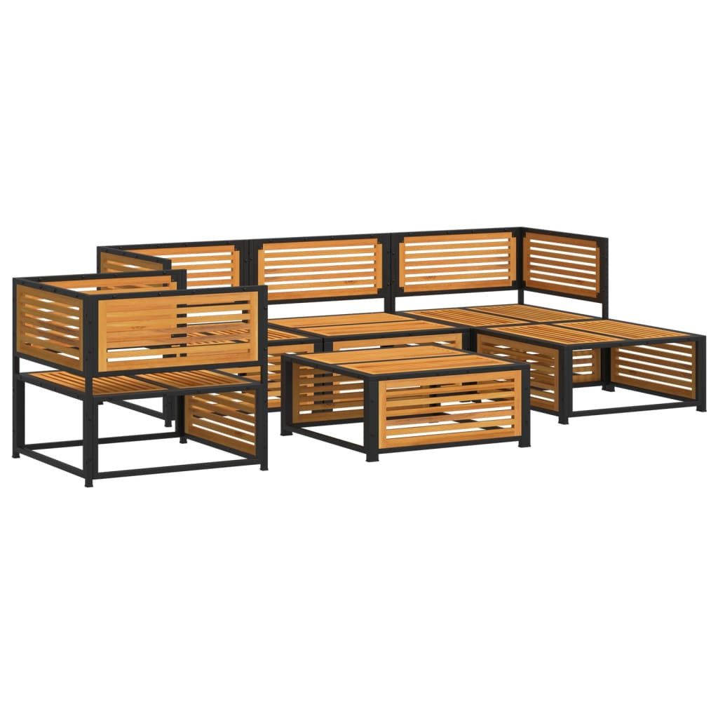 vidaXL Gartenlounge-Set 6-tlg. Garten-Sofagarnitur mit Kissen günstig online kaufen