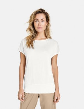 GERRY WEBER Kurzarmshirt Shirt mit breitem Saum