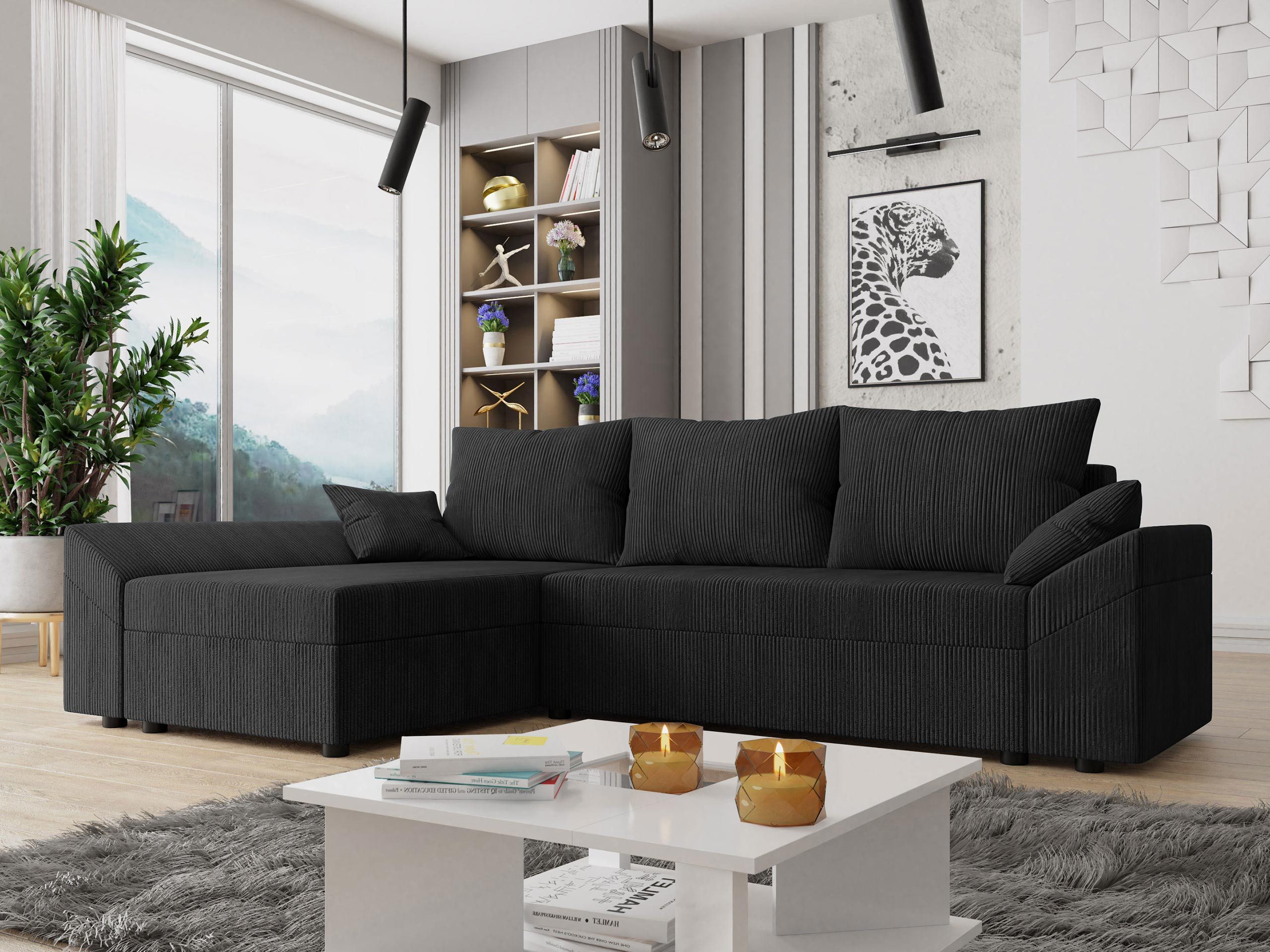 Ecksofa Dante L Cord