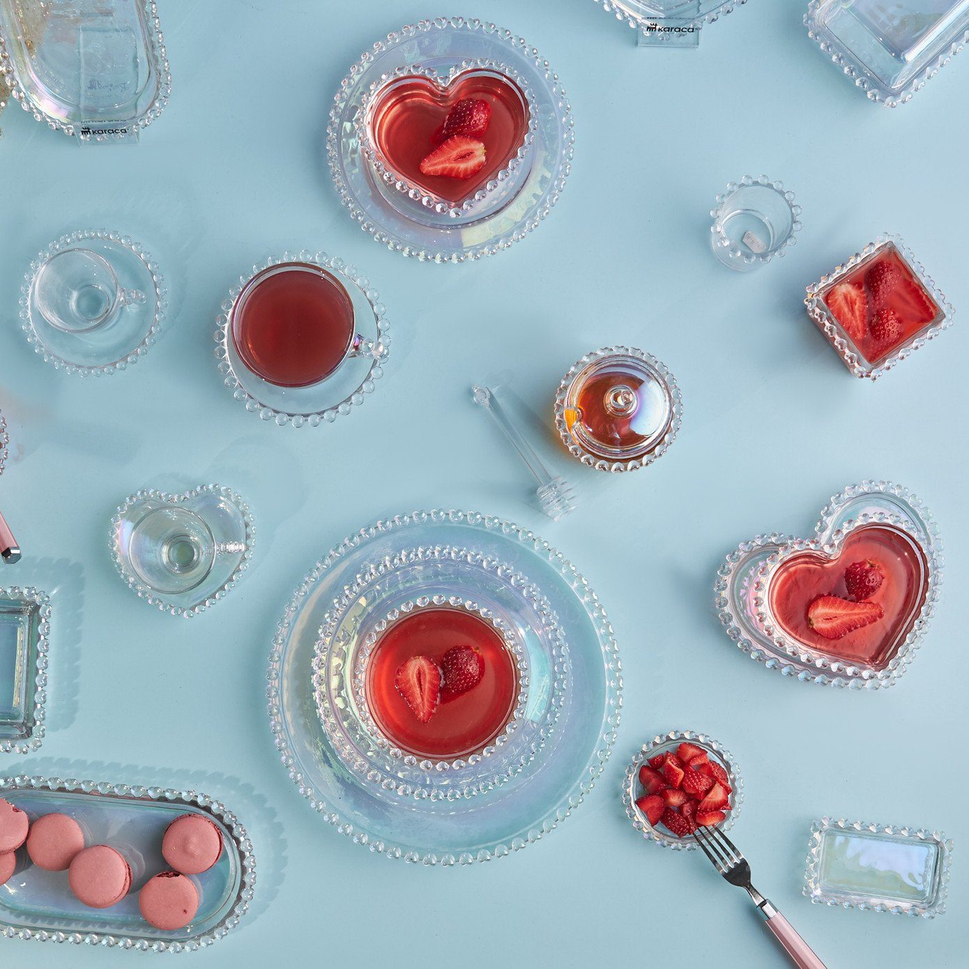 Karaca Speiseteller Rory Boot Teller 30 cm - Hochwertiger Glas-Teller in Bootform