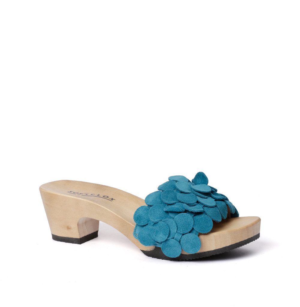 Softclox KAMILLA Kaschmir pacificgreen (hazelnut) Pantolette