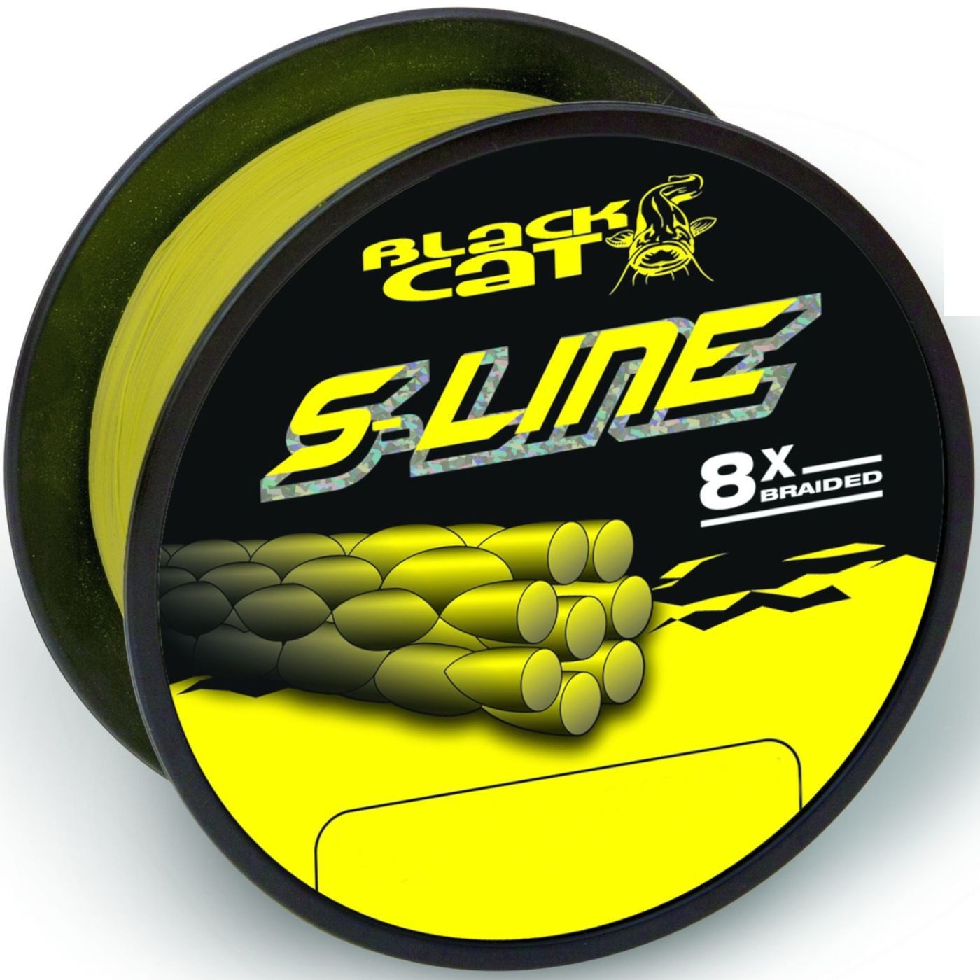 Angelschnur Black Cat S-Line 0,38mm 40kg - 250m Wallerschnur