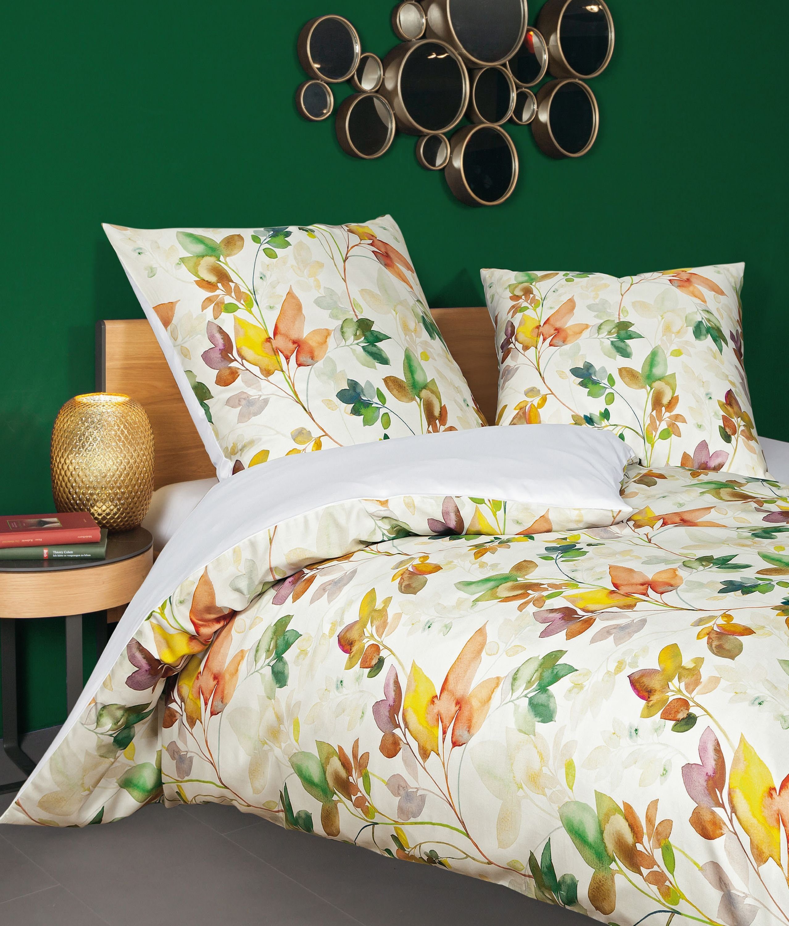 Janine Bettwäsche Mako-Baumwolle, Mako-Satin, 2 teilig, günstig online kaufen