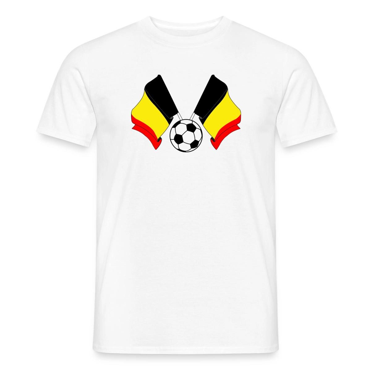 Spreadshirt T-Shirt Belgische Flaggen, Belgien Fußball Männer T-Shirt (1-tlg)