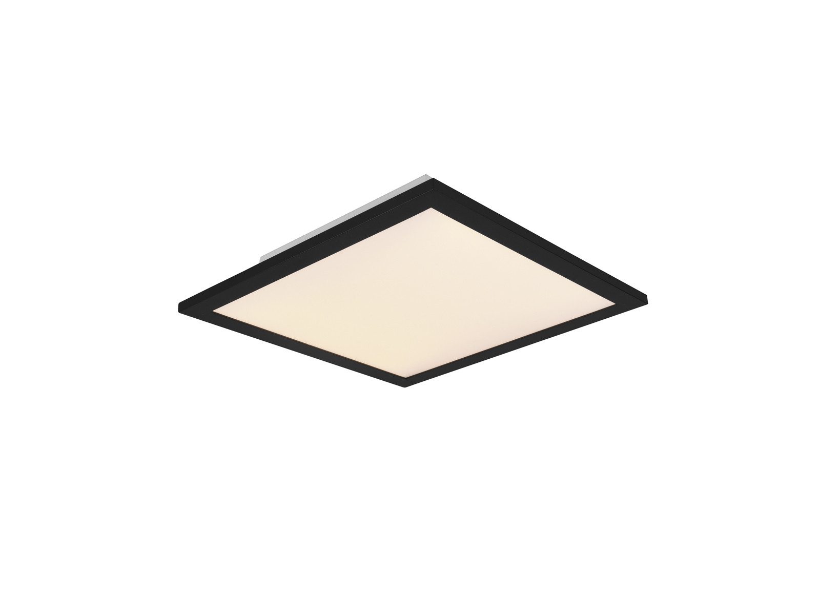 Reality Leuchten LED Deckenleuchte, LED fest integriert, Warmweiß, LED Panel für Decke oder Wandleuchte, extrem flach aus Metall 29x29 cm