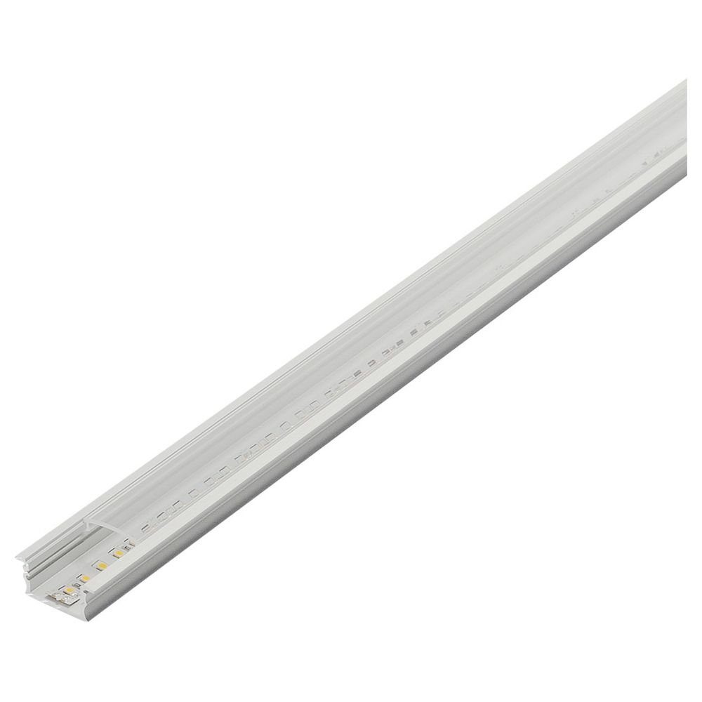 LED Profilelemente Glenos für 1-flammig, Streifen LED-Stripe-Profil Linear-Profil m, SLV 2 Abdeckung, 2713, transparent,