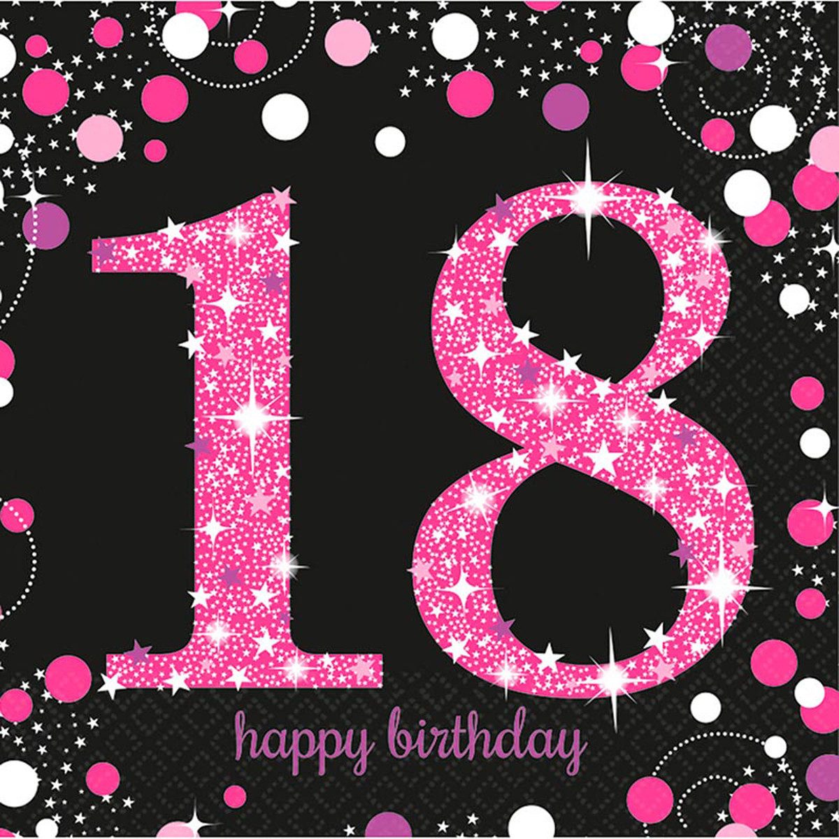 Amscan Hängedekoration 16 Servietten #18 Sparkling günstig online kaufen