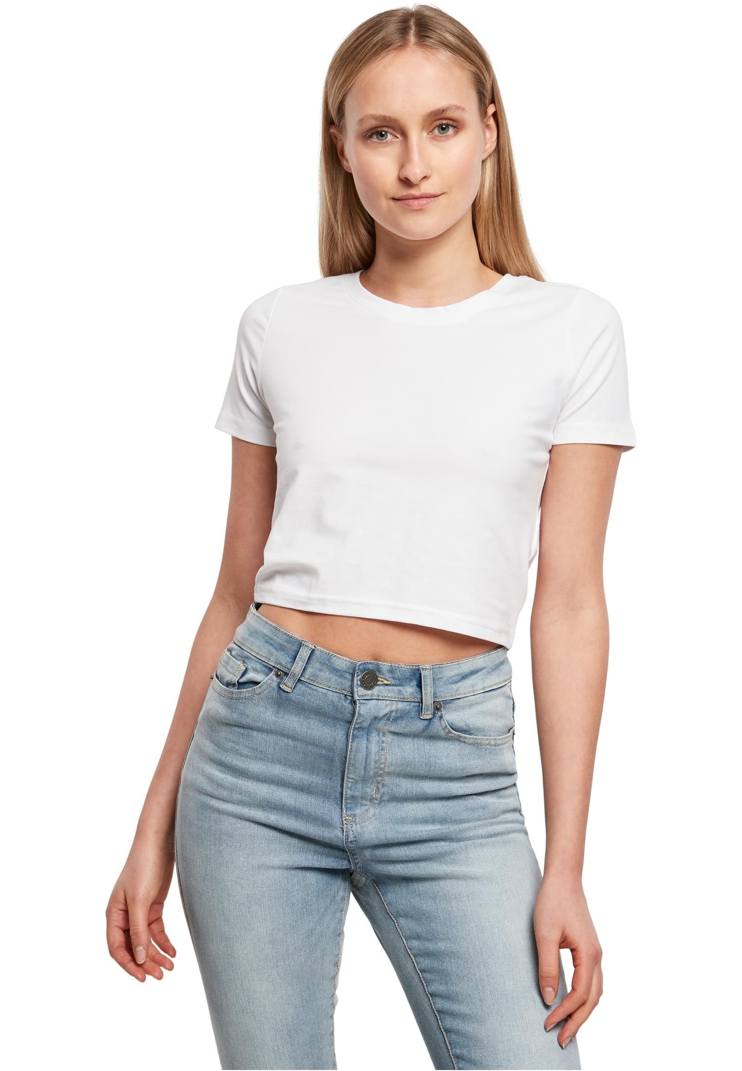 urbandreamz T-Shirt Damen Kurzarm Rundhals Cropped Tee Bauchfrei Shirt günstig online kaufen