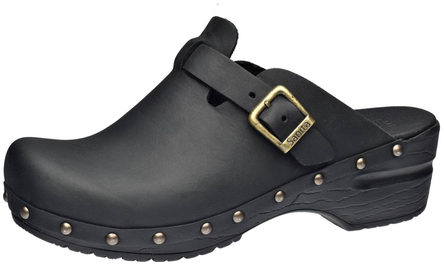 Sanita Original Sanila Black Clog
