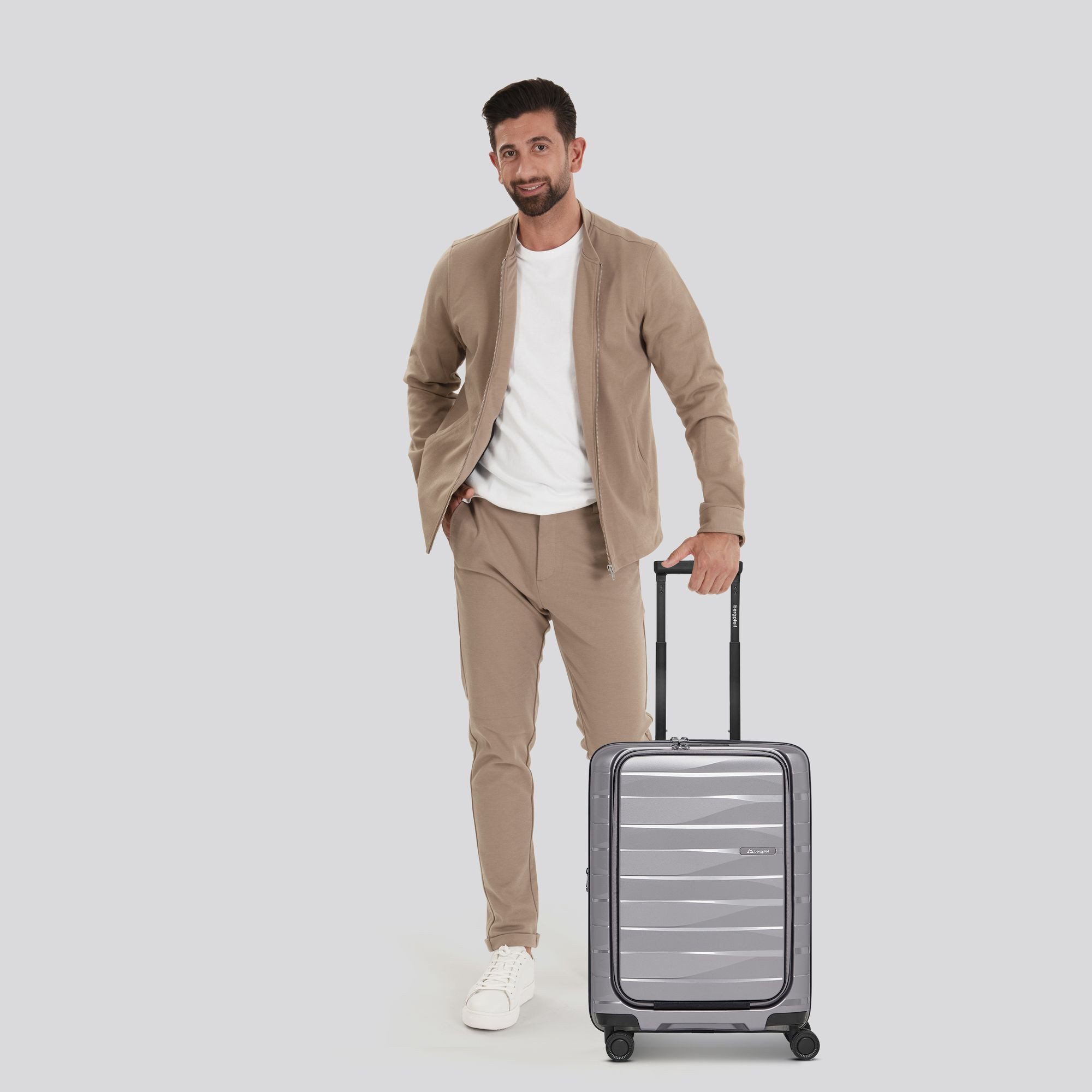 Bergpfeil Handgepäck-Trolley Travel, 4 Rollen, Polypropylen günstig online kaufen