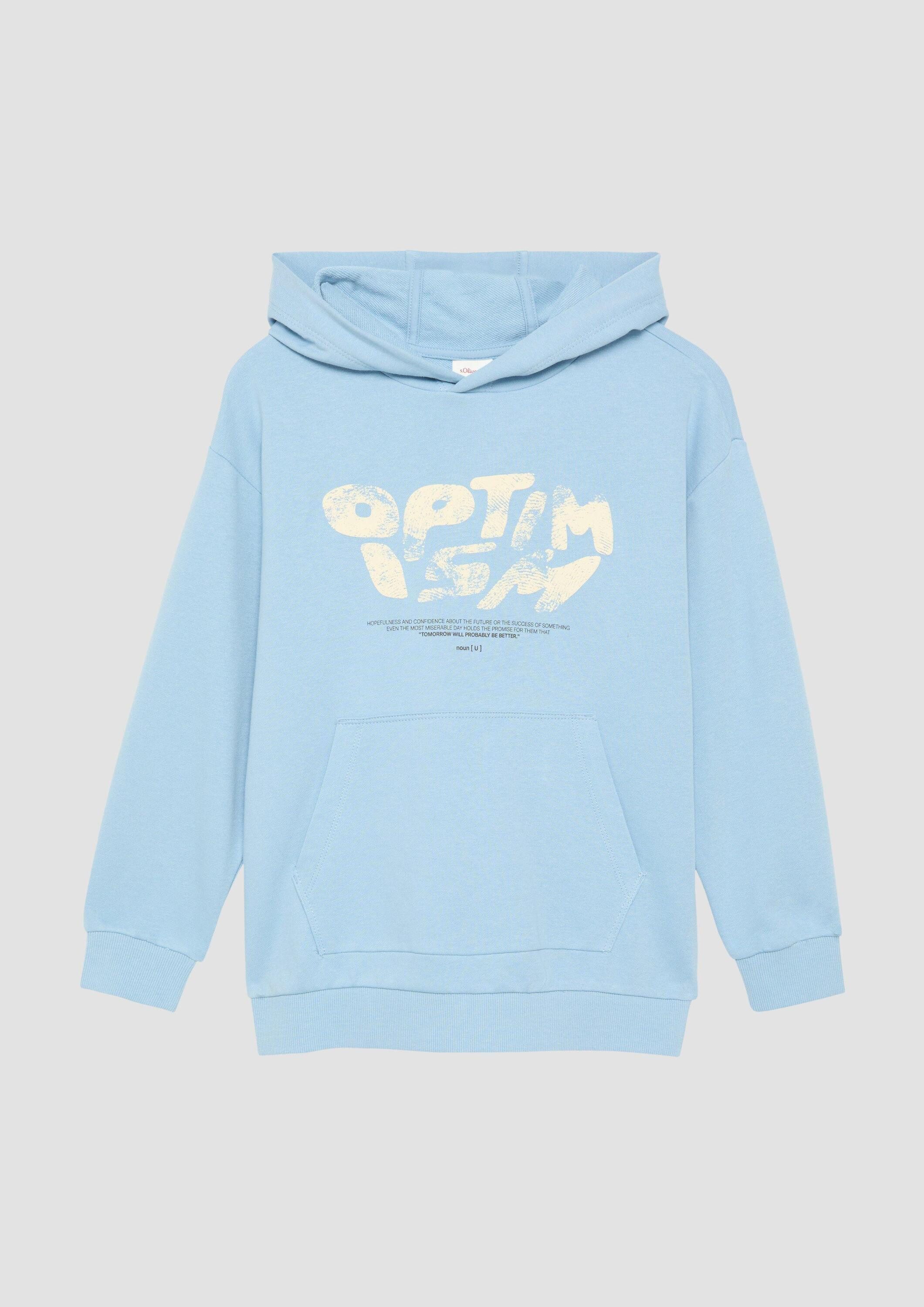 s.Oliver Sweatshirt Sweatshirt Oversized Hoodie mit Frontprint günstig online kaufen