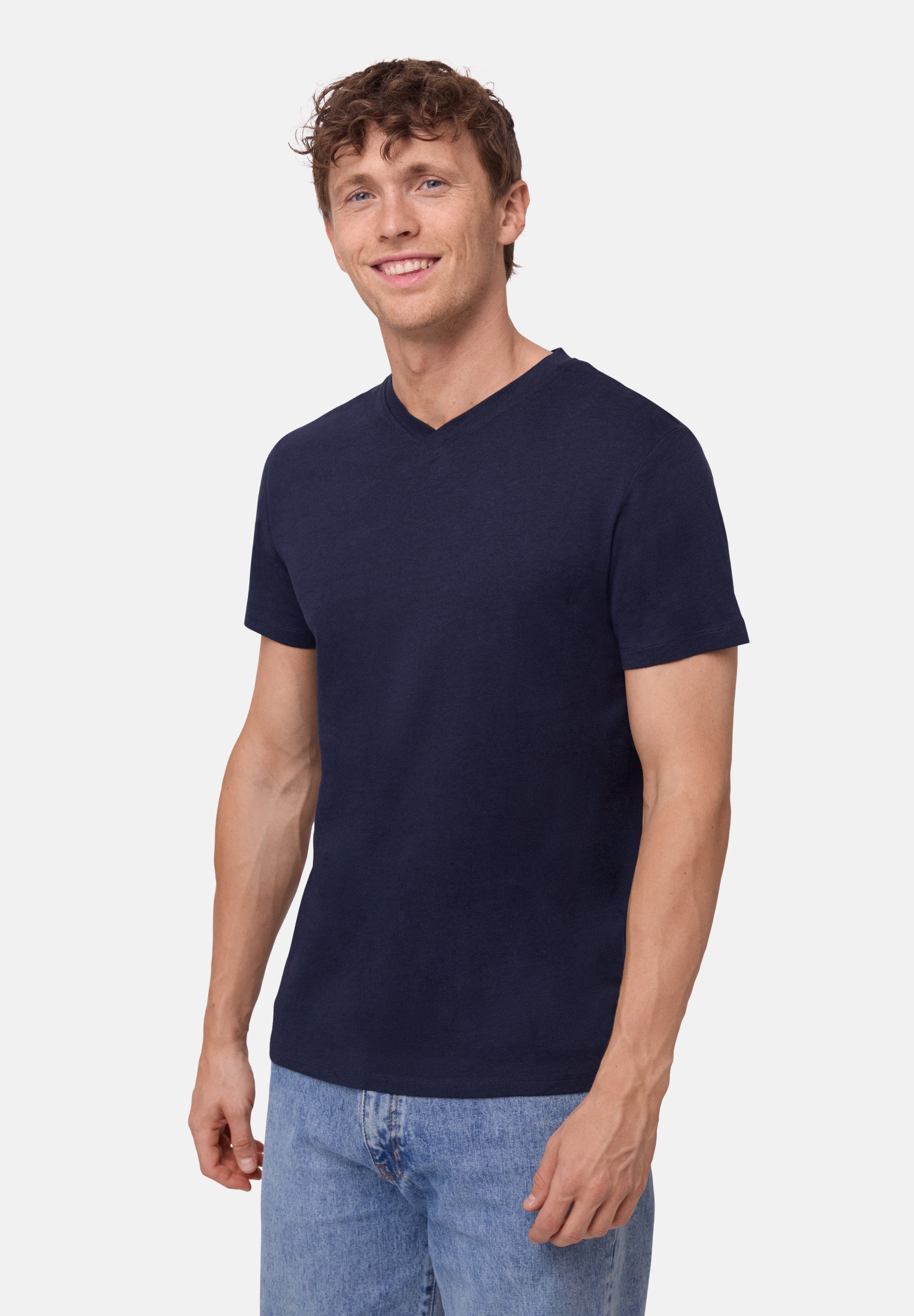 DANISH ENDURANCE T-Shirt V Herren (2er-Pack) aus Modal & Baumwolle, leicht günstig online kaufen