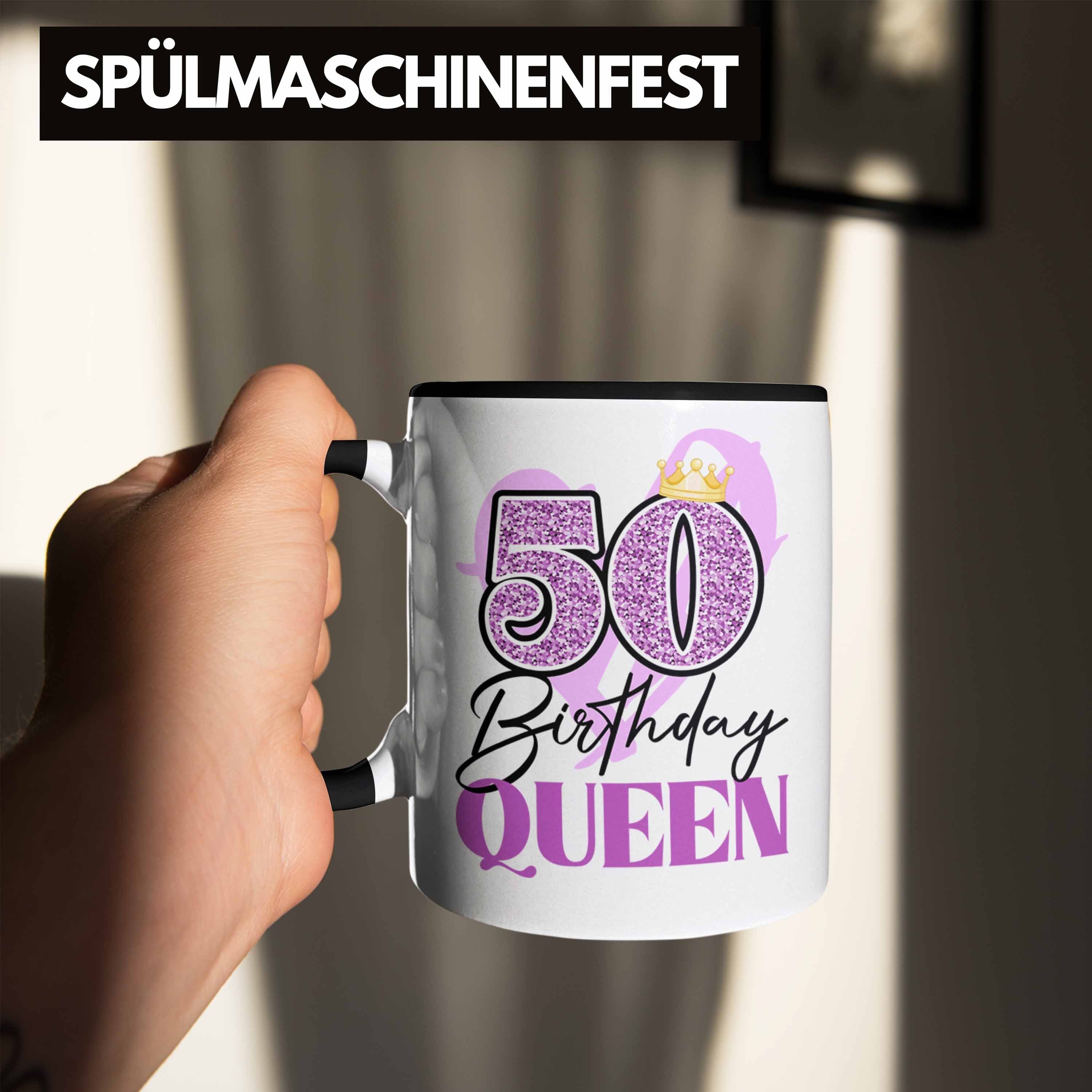 50 Geschenk Trendation Tasse Geschenke 50er Mutter Schwarz Geburtstag Geschenkidee Tasse - Trendation Frauen Lustig 50. Frau