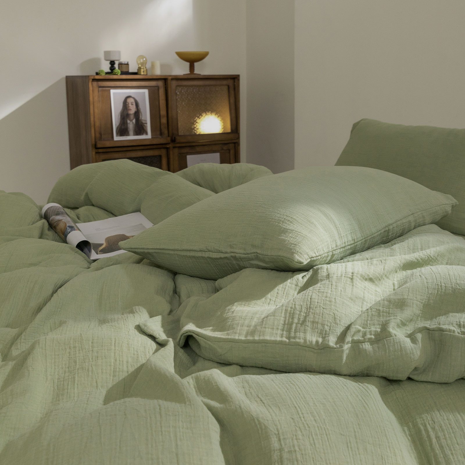 KEAYOO Bettwäsche SBD Double Gauze Muslin, Baumwolle, 2 teilig, Double Gauz günstig online kaufen