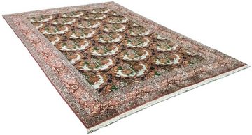 Wollteppich Senneh Teppich handgeknüpft mehrfarbig, morgenland, rechteckig, Höhe: 12 mm