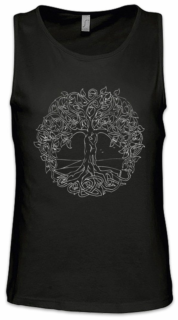 Tanktop Yggdrasil VI Ärmelloses T-Shirt Arsen Celtic Irminsul Tree Loki Life