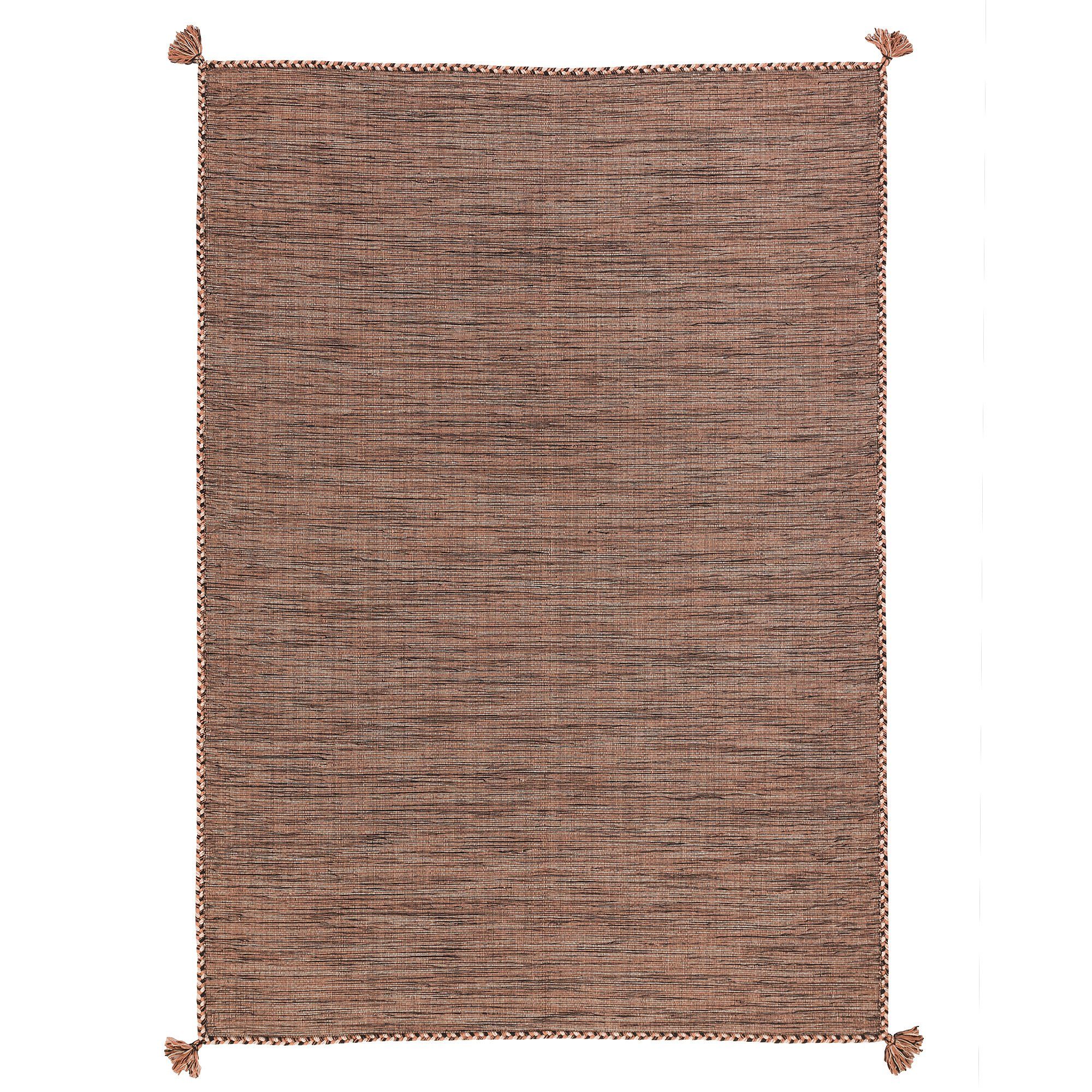 Pergamon Wollteppich Natur Teppich Kelim Prico, Rechteckig, Höhe: 8 mm