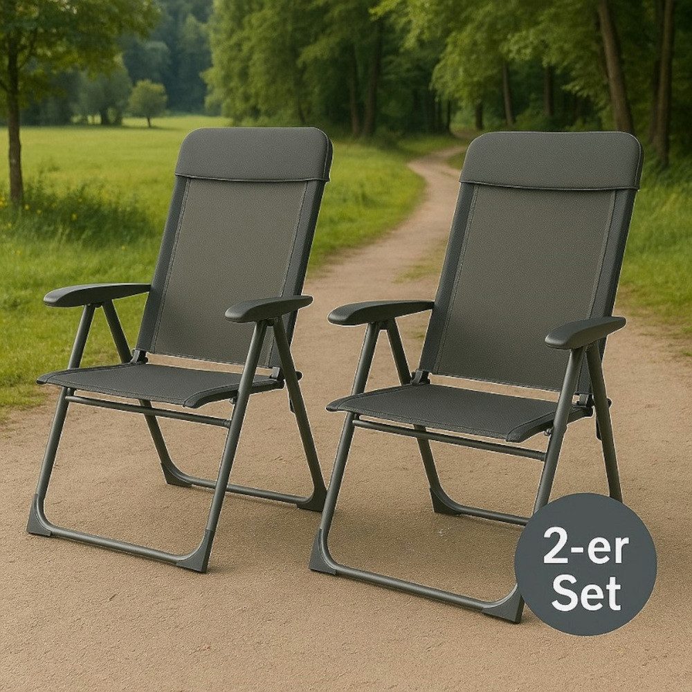BruKa Campingstuhl 2 x Gartenstuhl MIAMI günstig online kaufen