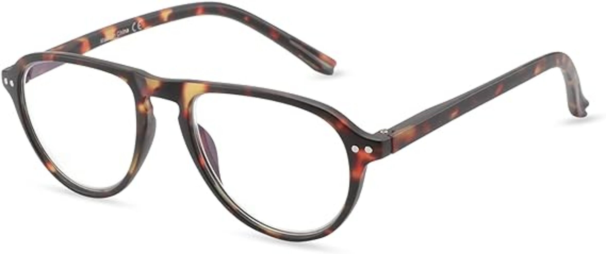 Brille Blaulicht Schutzbrille Computerbrille Brille 3-Fach Vergrößerung Braun