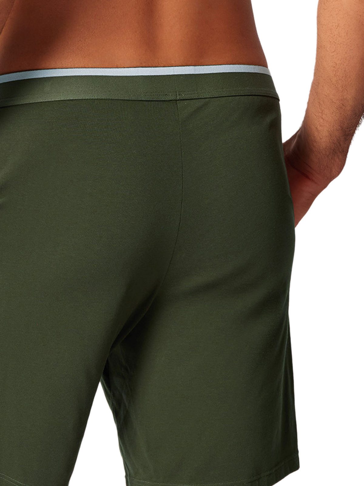 Skiny Loungehose Herren Hose kurz Night In Mix & Match (Stück, 1-tlg) gerader Beinausschnitt