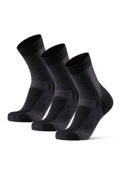 DANISH ENDURANCE Basicsocken Merino Hiking Light Socks (Packung, 3-Paar) milde Temperaturen, für Herren, Damen & Kinder