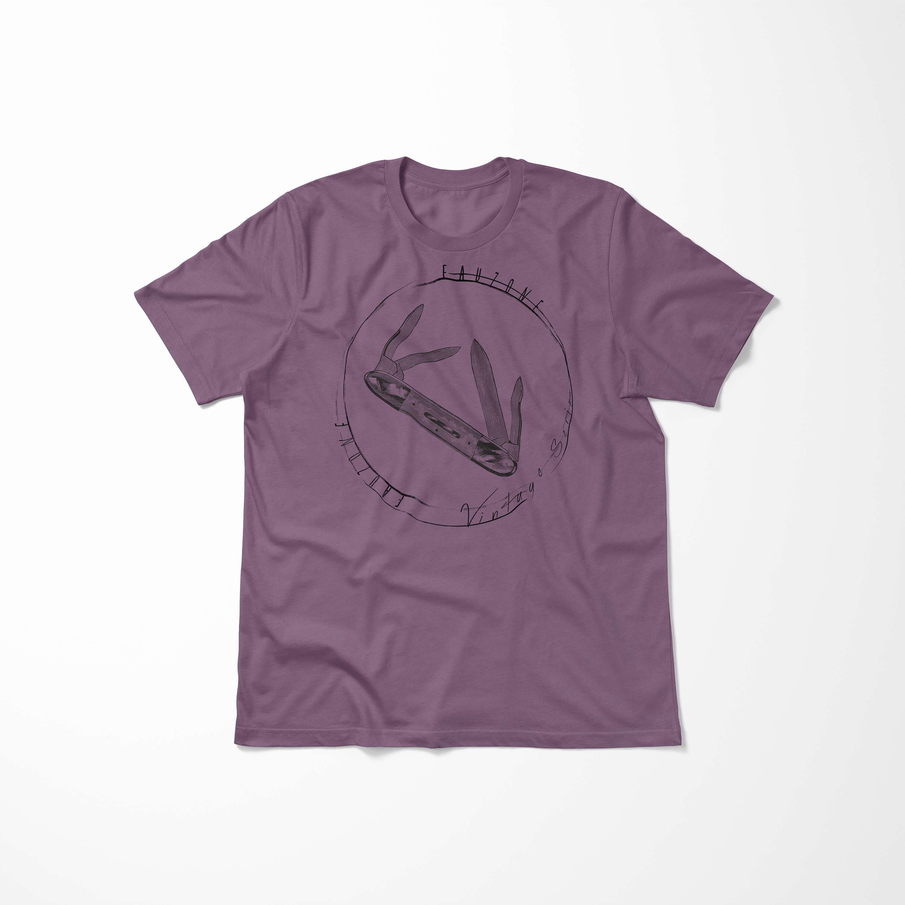 Sinus Art T-Shirt Taschenmesser T-Shirt Shiraz Vintage Herren