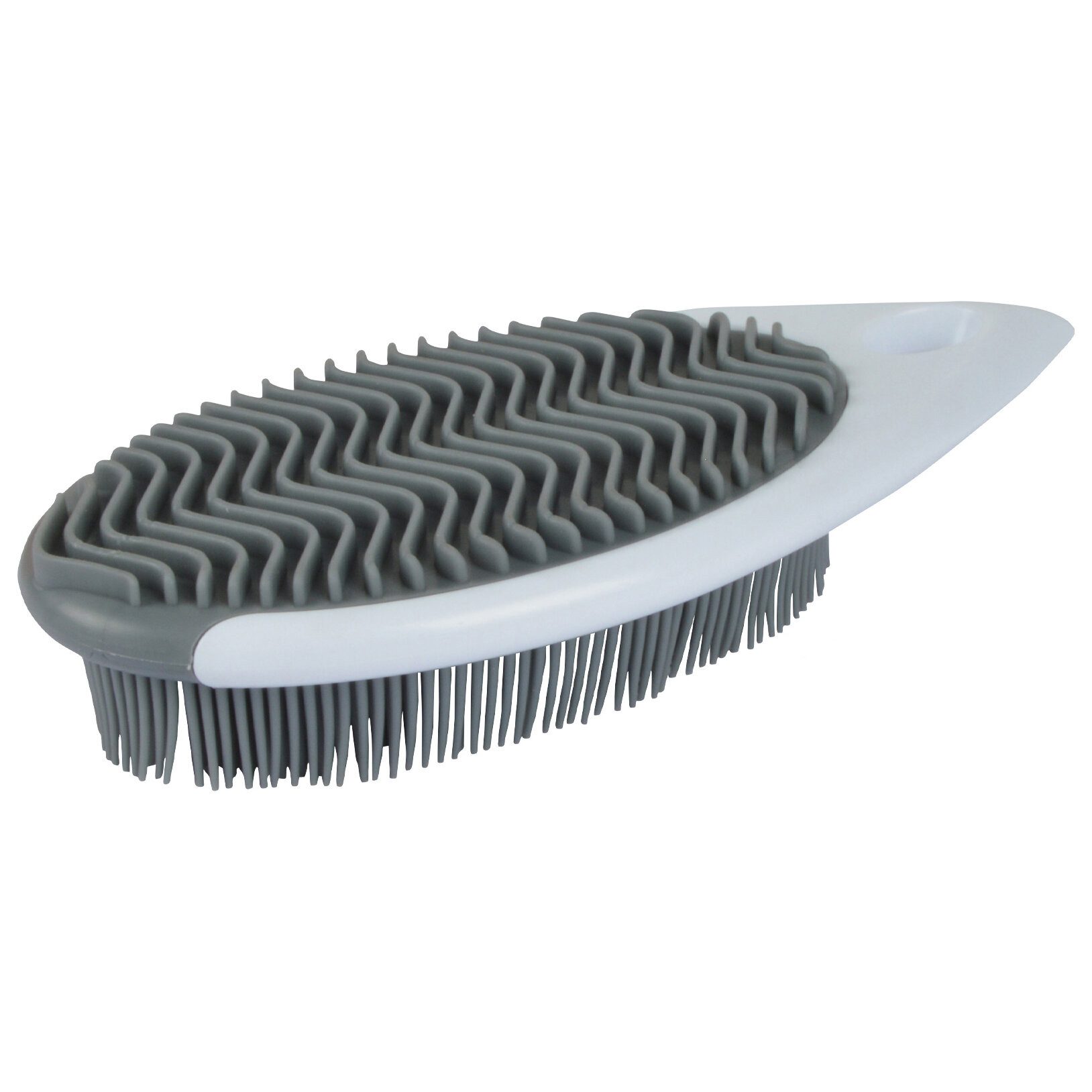 Homea Reinigungsbürste Silikonbürste zum Entfernen von Haaren, 7 x 12 cm, Badezimmer in allen Wohnstilen, (Reinigungsbürste)