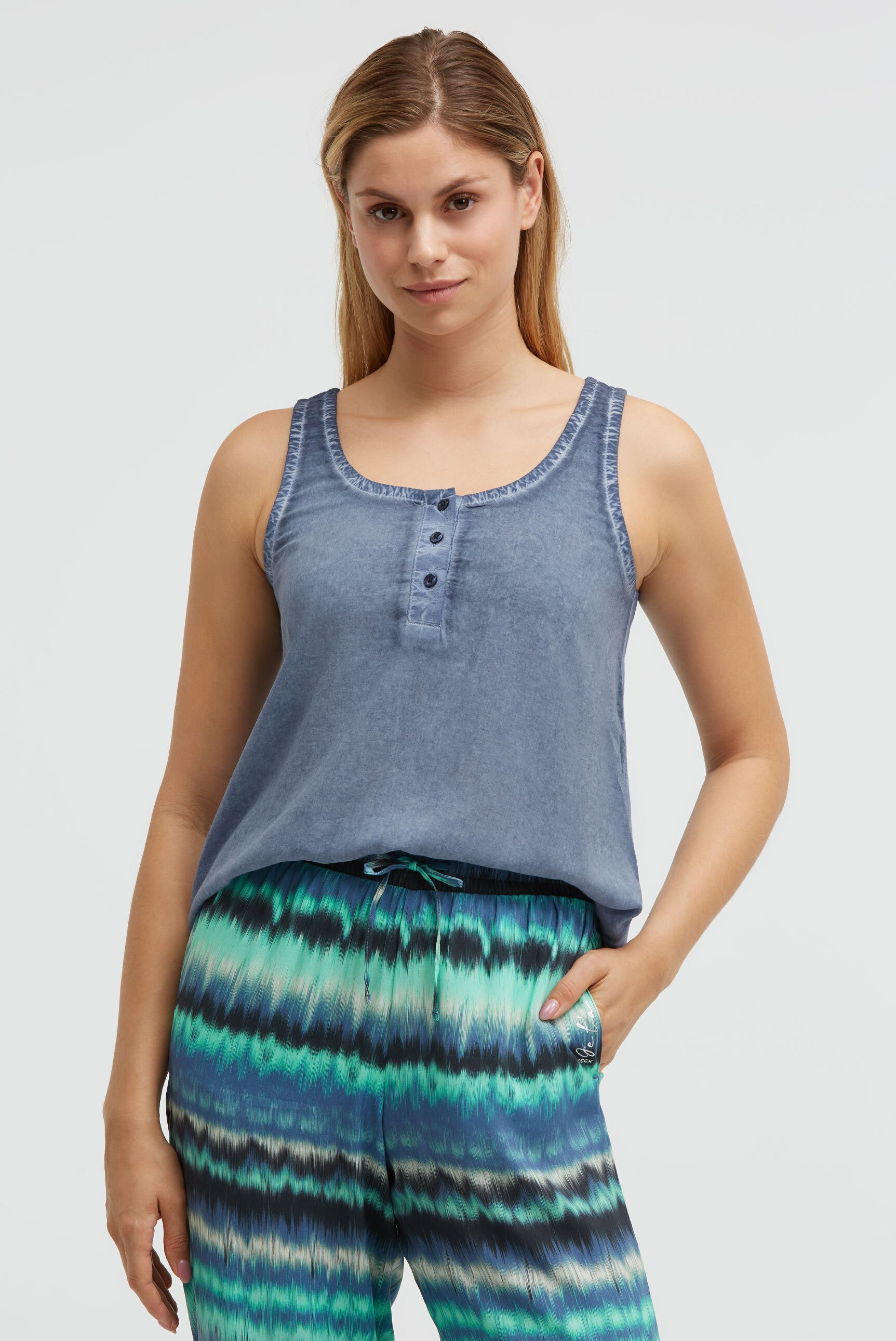 SOCCX Tanktop mit Baumwolle