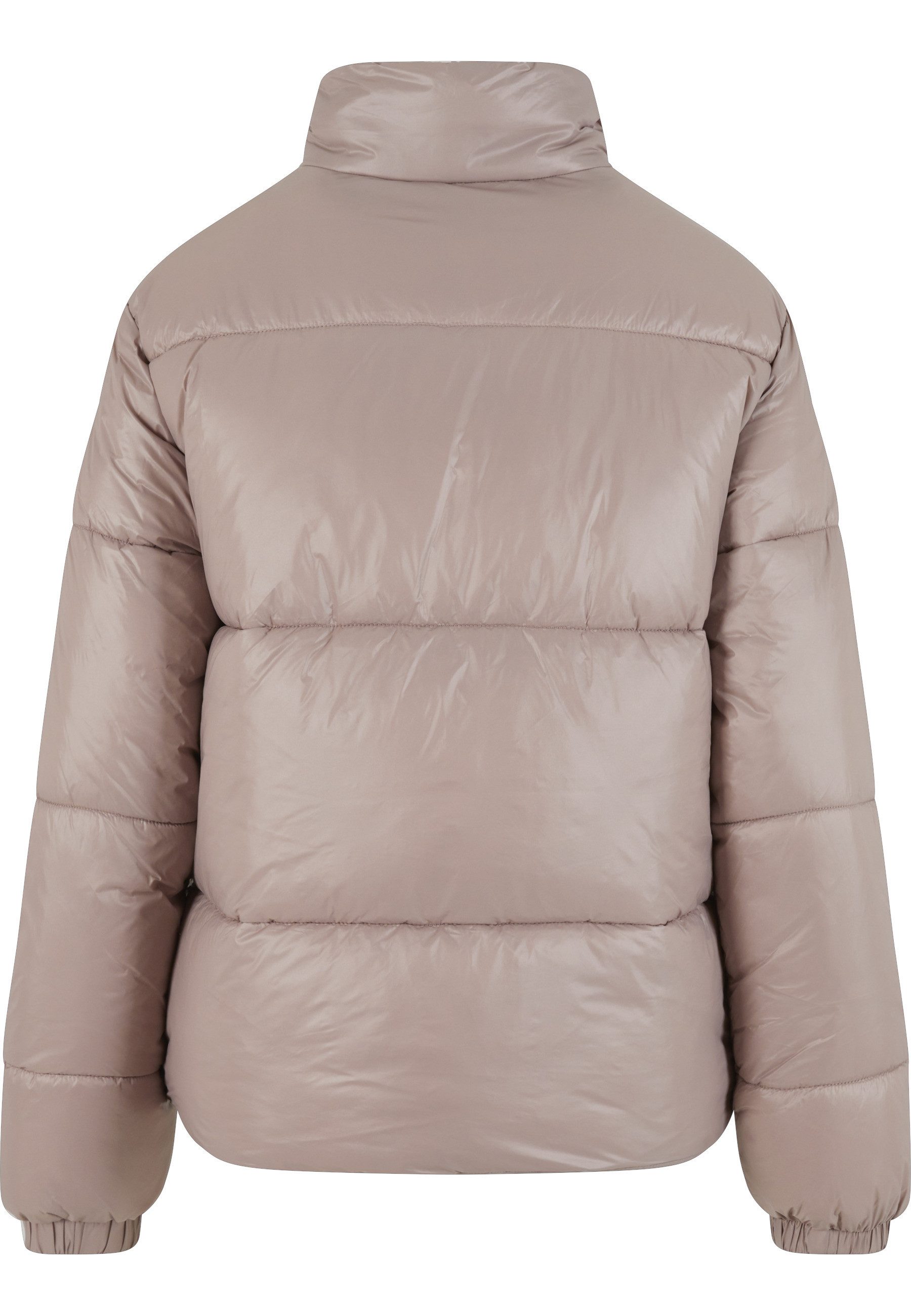 URBAN CLASSICS Winterjacke Urban Classics Ladies Recycled Short Shiny Puffer Jacket (1-St)