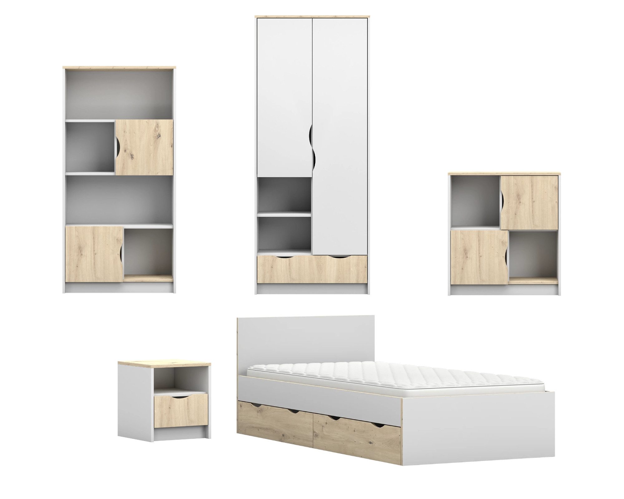 Deine Möbel 24 Jugendzimmer-Set JUMI II günstig online kaufen