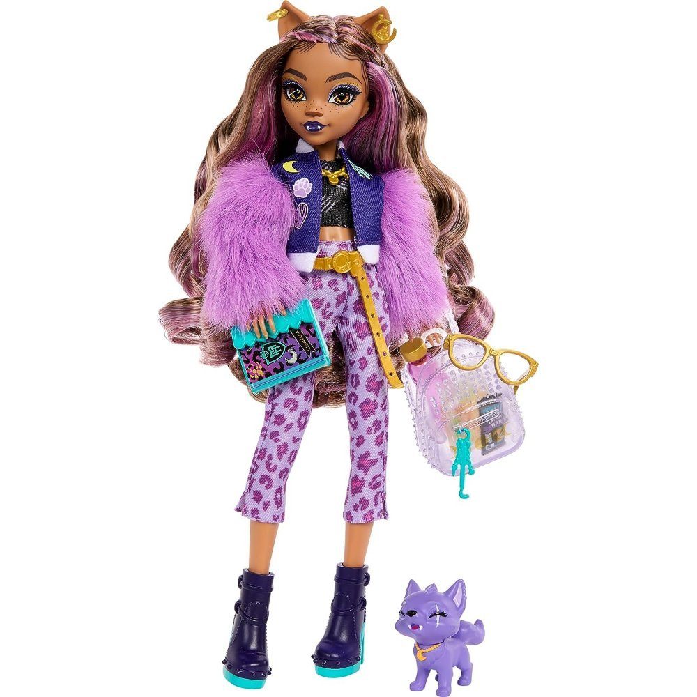 Mattel® Anziehpuppe Monster High Clawdeen Wolf with Faboolous Pet Doll Puppe