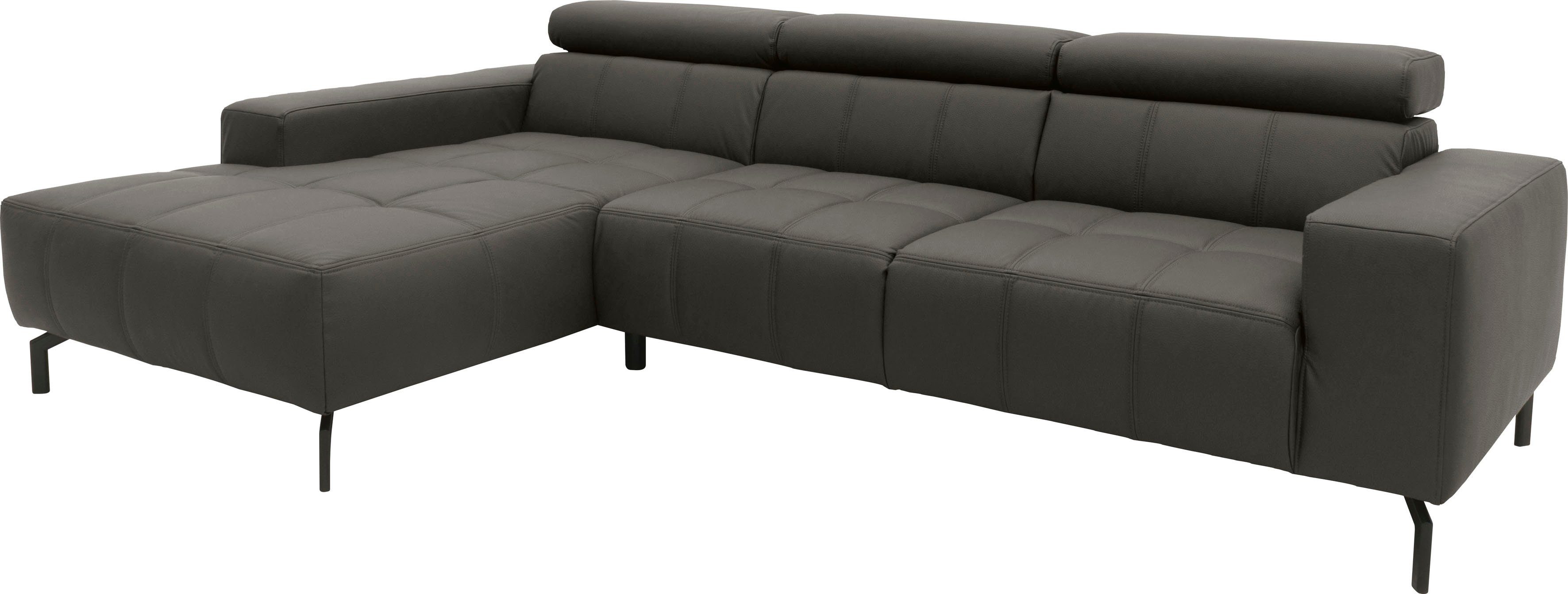 DOMO collection Ecksofa "Cunelli tolle Sitznähte als Designelement, fester günstig online kaufen