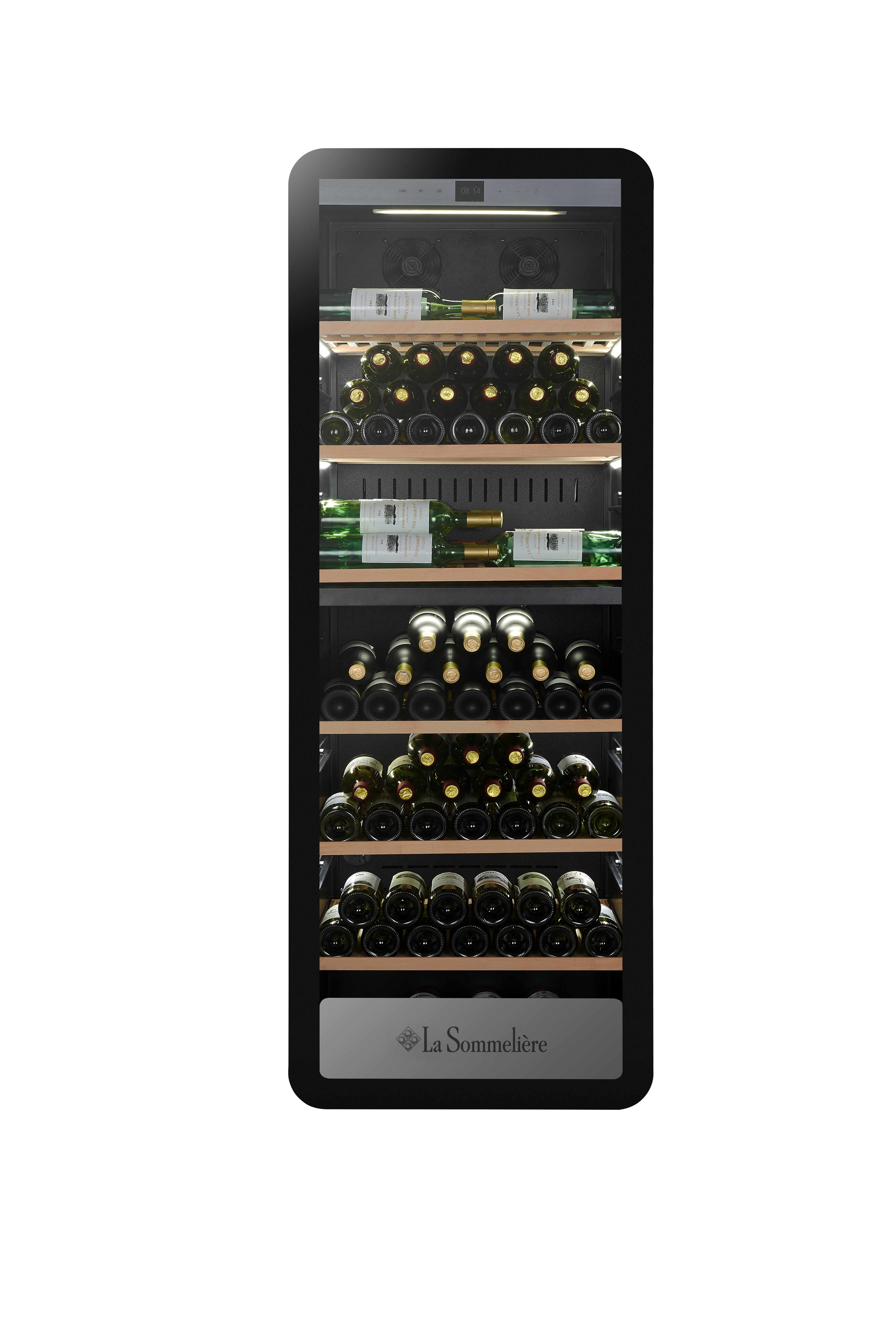 La Sommelière Weinkühlschrank APOGEE250DZN, für 247 Standardflaschen á 0,75l,2 Zonen, Aktivkohlefilter, LED-Beleuchtung, SMART