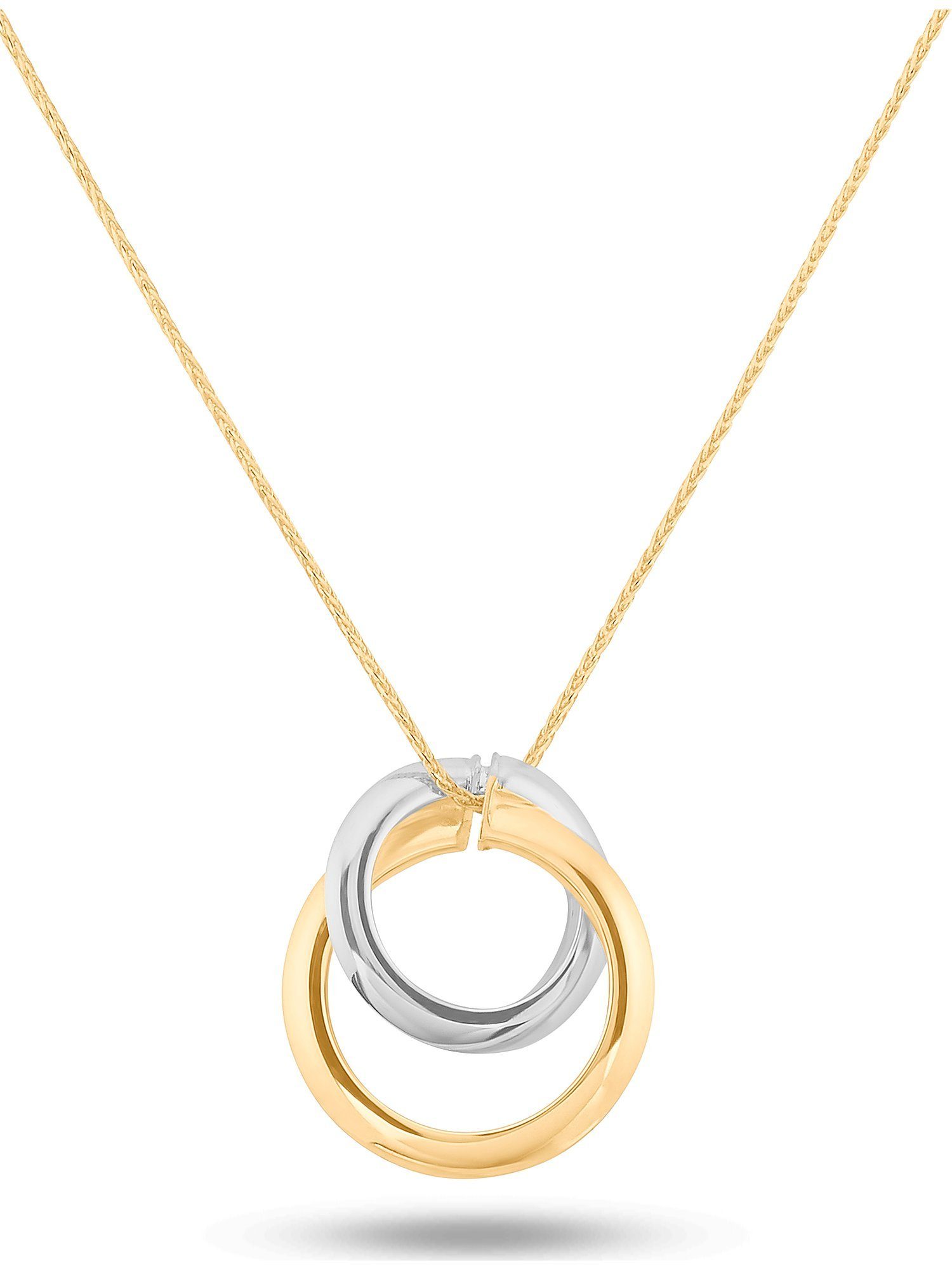 CHRIST Goldkette CHRIST Damen-Kette rot...