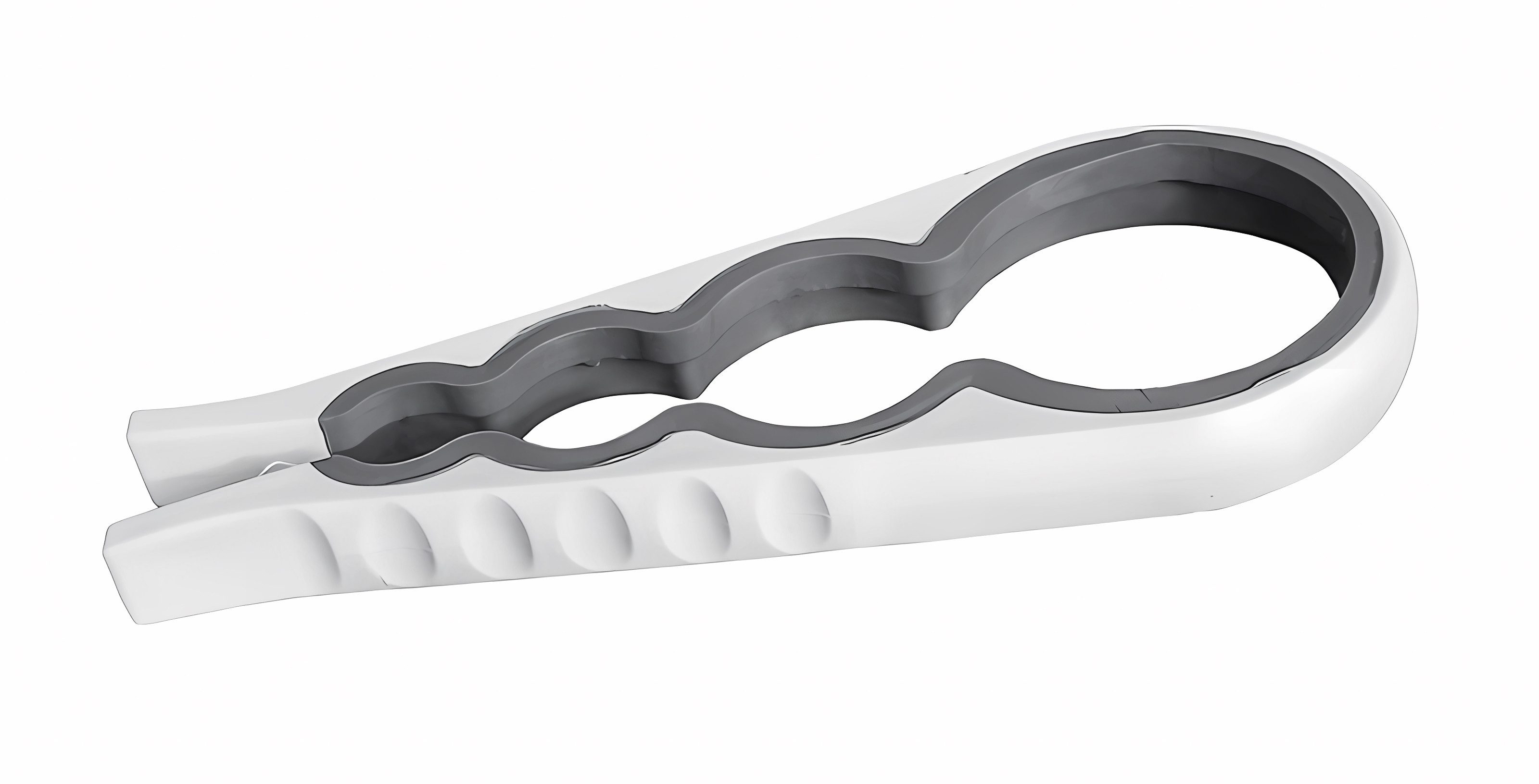 Kitchen Tools Dosenöffner DECKELÖFFNER Glasöffner Flaschenöffner Schraubdeckelöffner 78 (Weiss), Vielzwecköffner Multiöffner