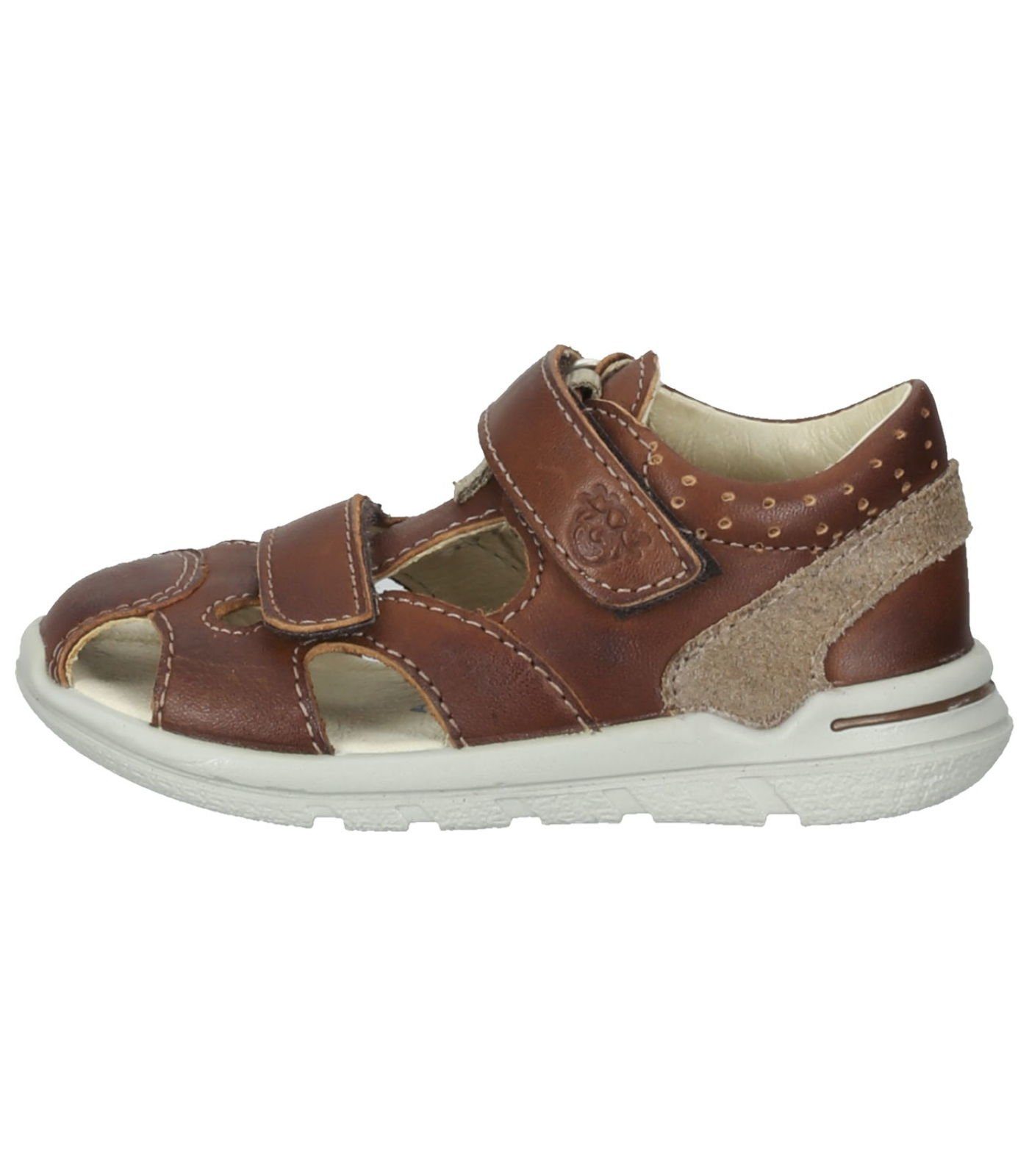 Sandalen Leder Pepino Riemchensandalette Cognac