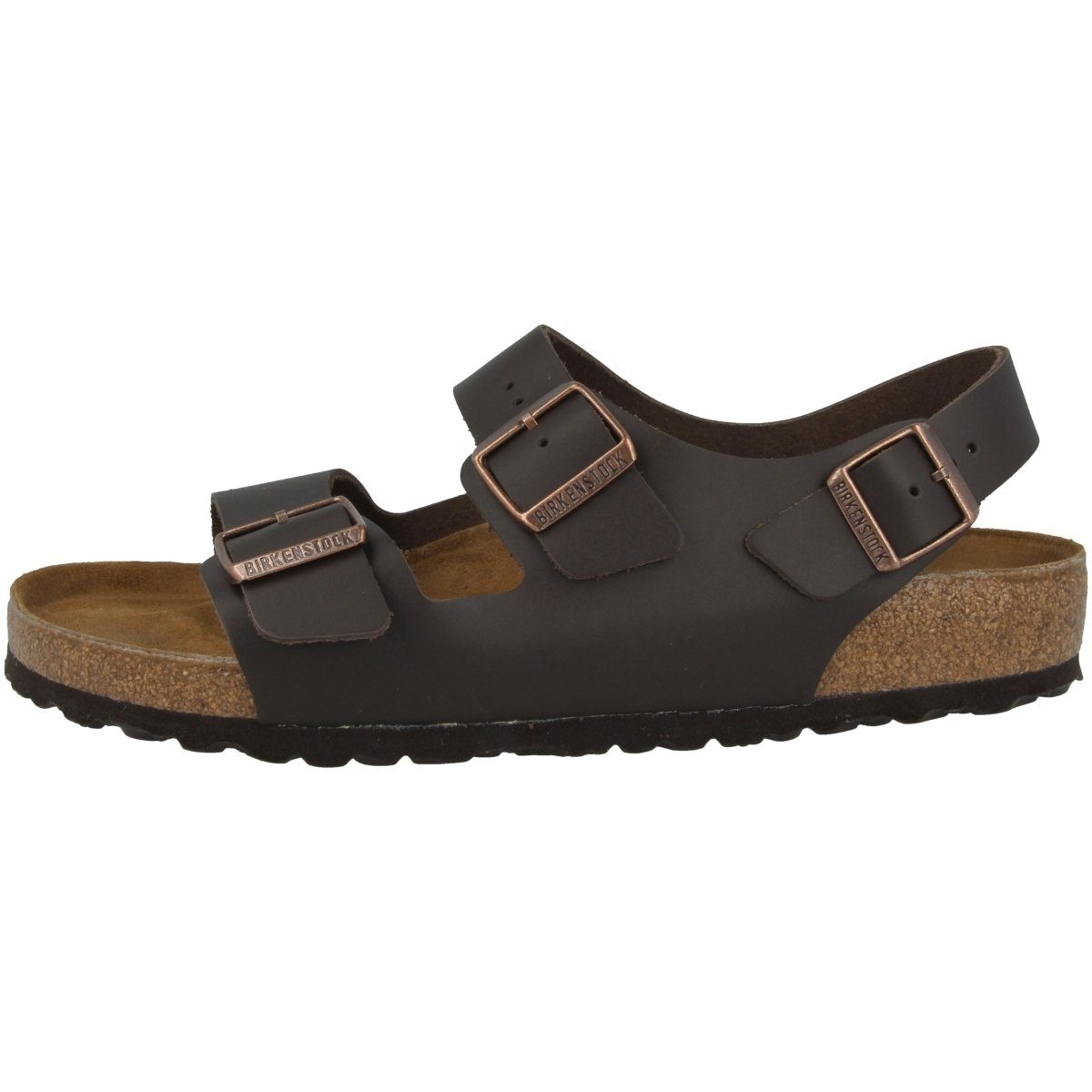 Birkenstock Milano Naturleder normal Unisex Erwachsene Sandale Sandaletten, Sommerschuhe, Badeschuhe, Riemchen, Schlappen