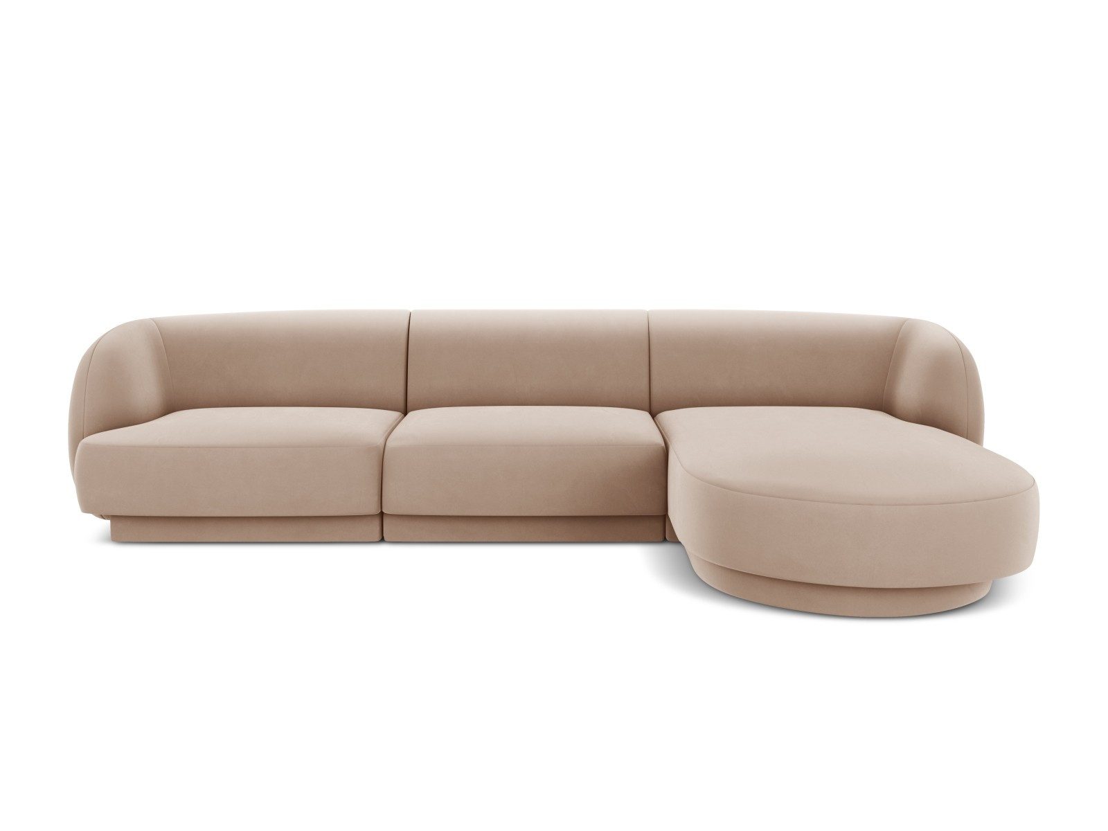 Micadoni Ecksofa Miley, 4-Sitzer günstig online kaufen