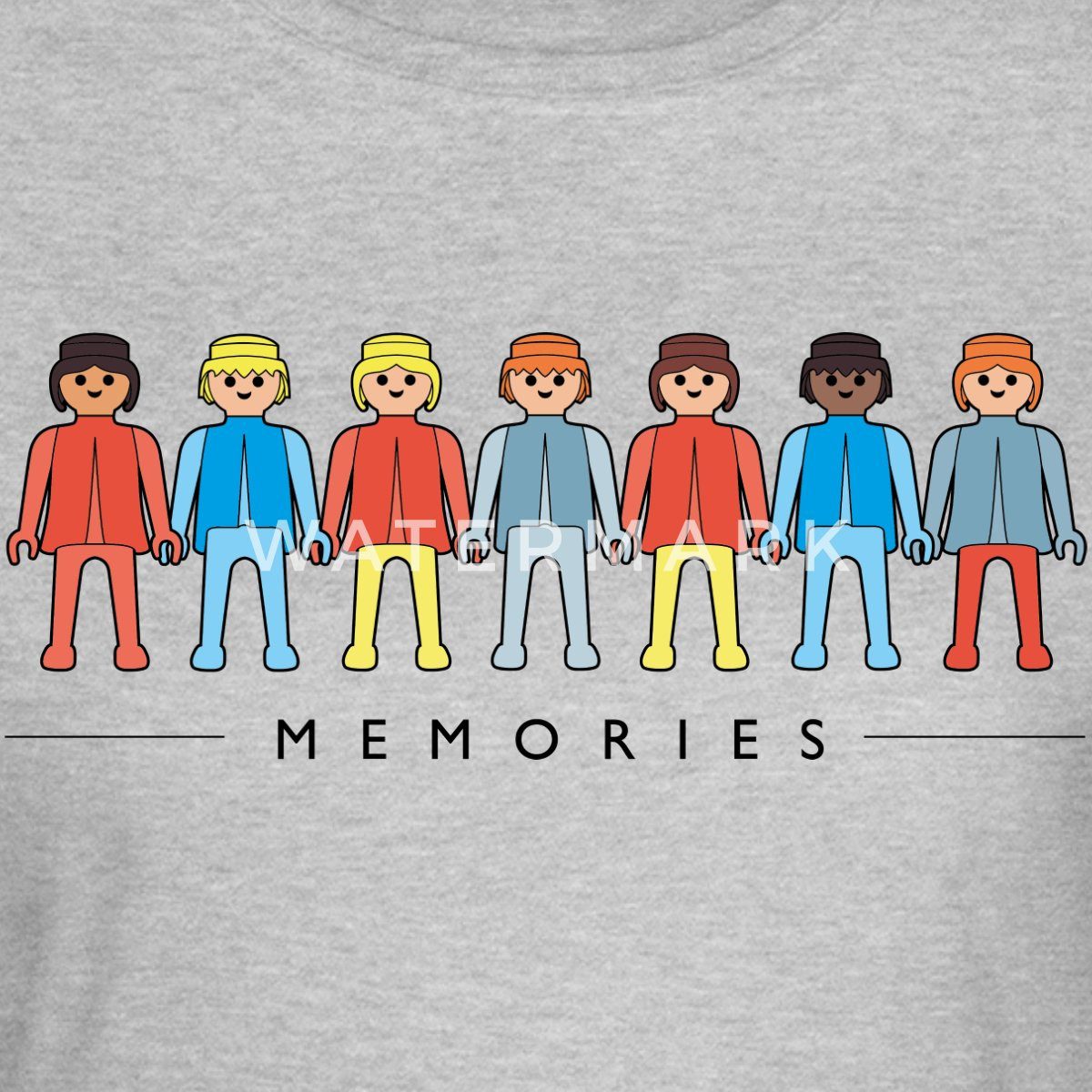 Spreadshirt T-Shirt Playmobil Figuren Memories Frauen T-Shirt (1-tlg)