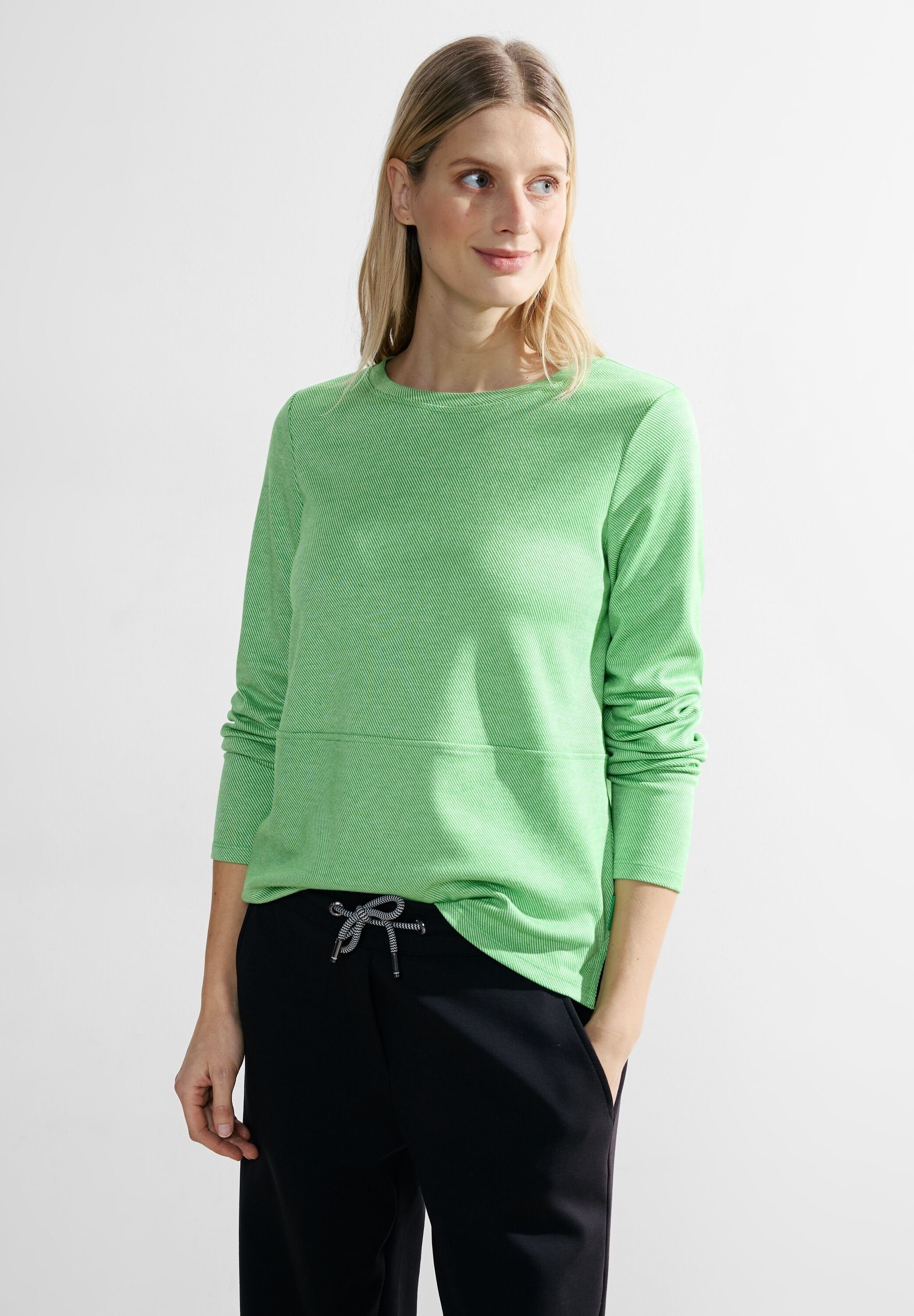 CECIL Rundhalsshirt mit Rundhalsausschnitt