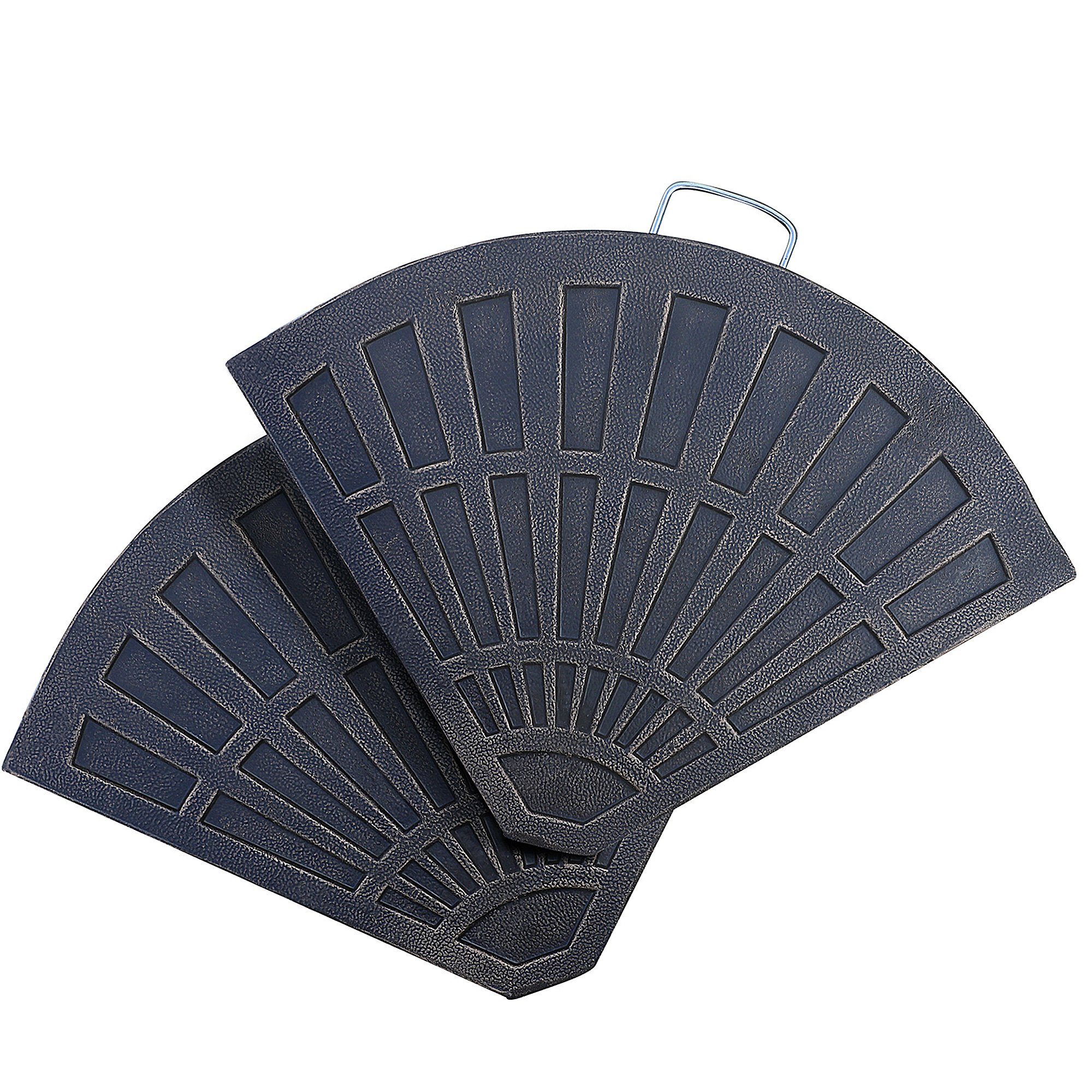 Outsunny Schirmhalter Sonnenschirmbasis halbrund mit Handgriff günstig online kaufen