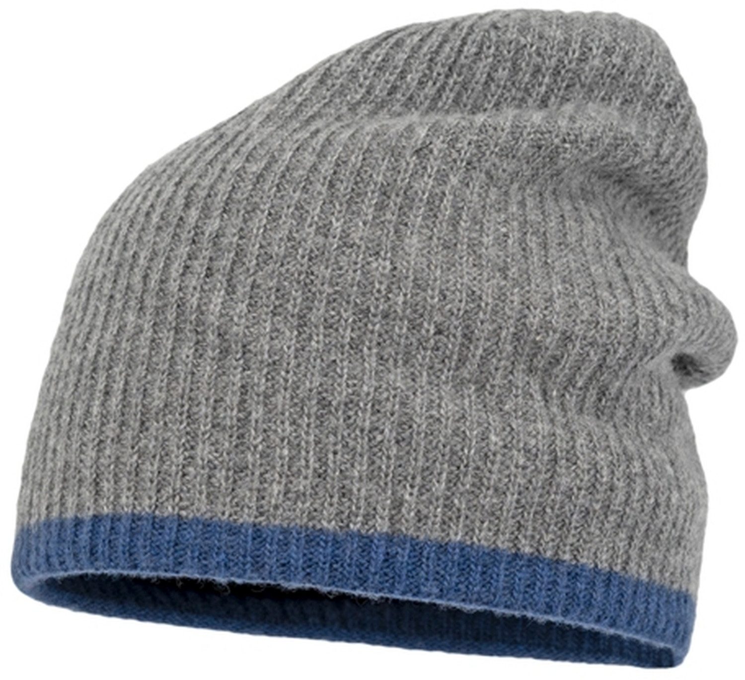 Balke Strickmütze Reversible 3-farbige Rippstrick-Mütze Kaschmir-Wolle-Mix günstig online kaufen