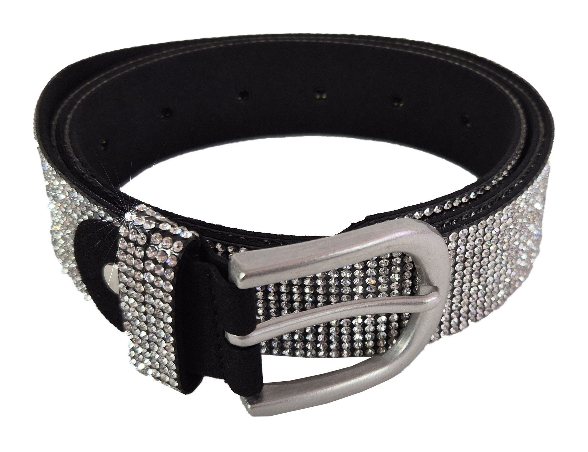 Taillengürtel Strass Gürtel Elegance - Diamantenform-Schliff wunderschön glitzernd