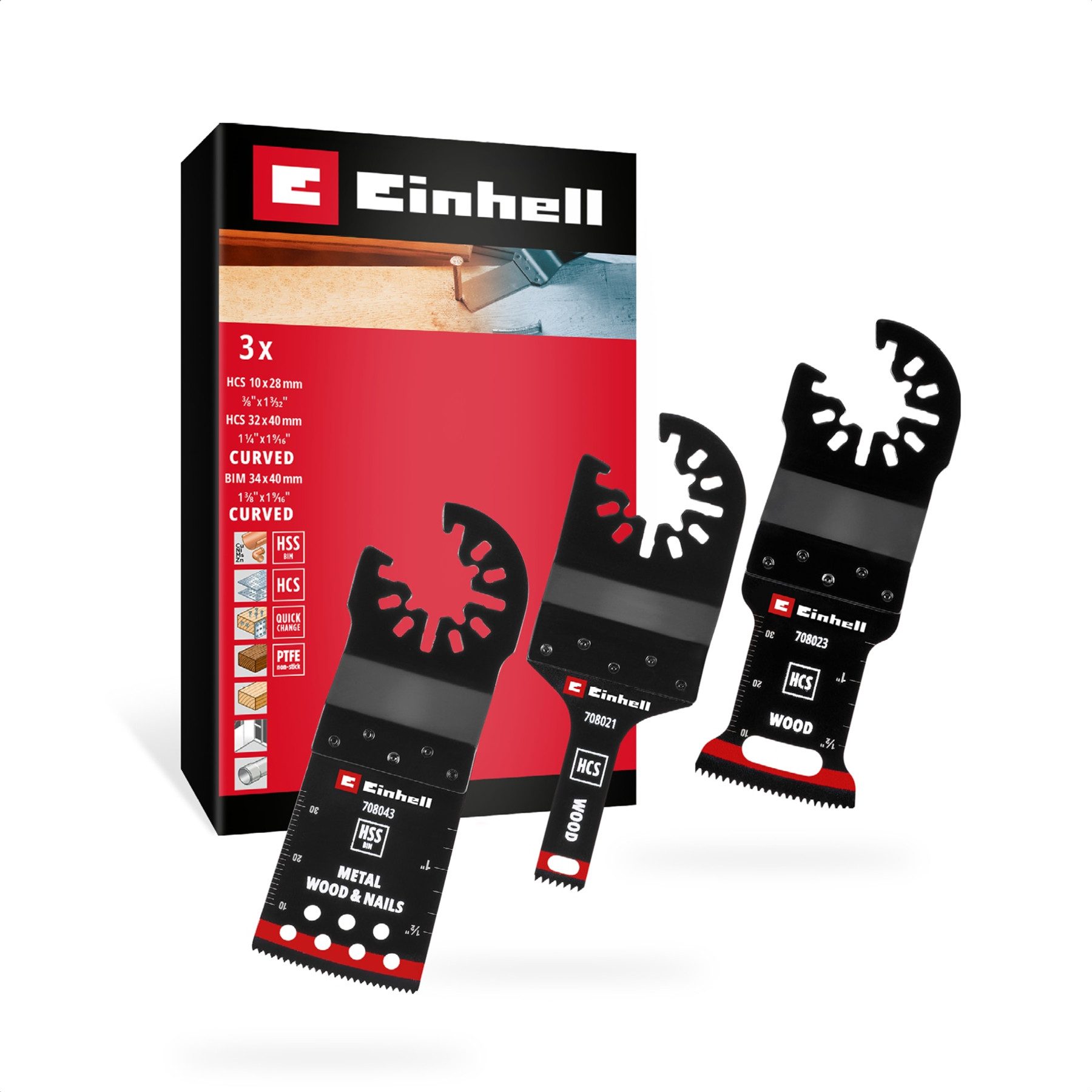 Einhell Sägeblatt EINHELL Multitool-Set, 708103, Holz/Metall, günstig online kaufen