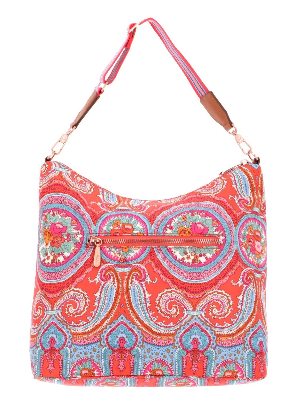 Hot Coral Extra Styles Schultertasche Korea Oilily