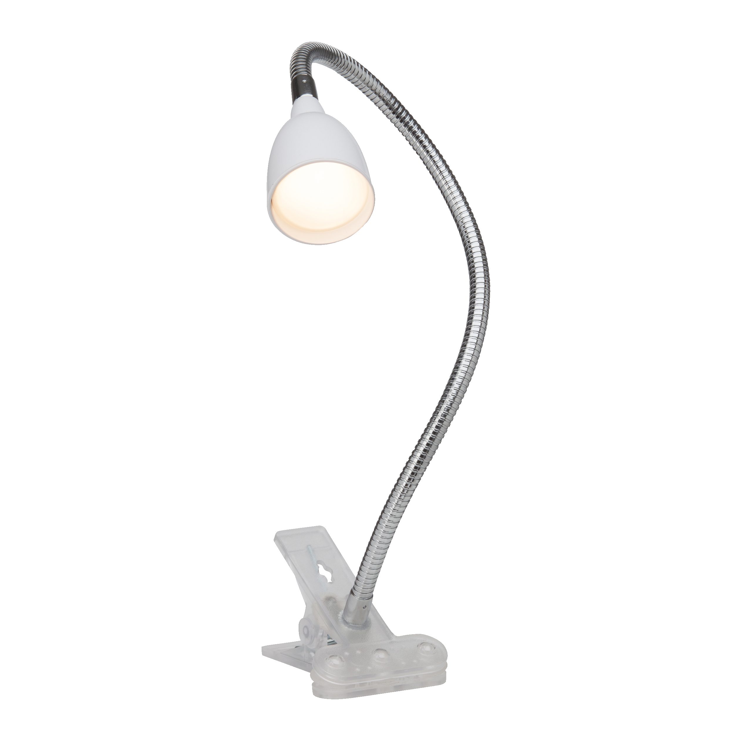 Lightbox Tischleuchte, LED fest integriert, Warmweiß, LED Schreibtischlampe, 38 cm Höhe, max. 250 lm, Flexarm einstellbar
