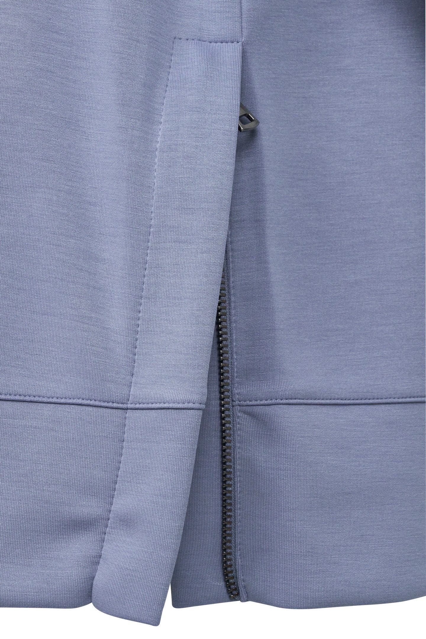 bugatti Sweatshirt mit seitlichen Reißverschlüssen