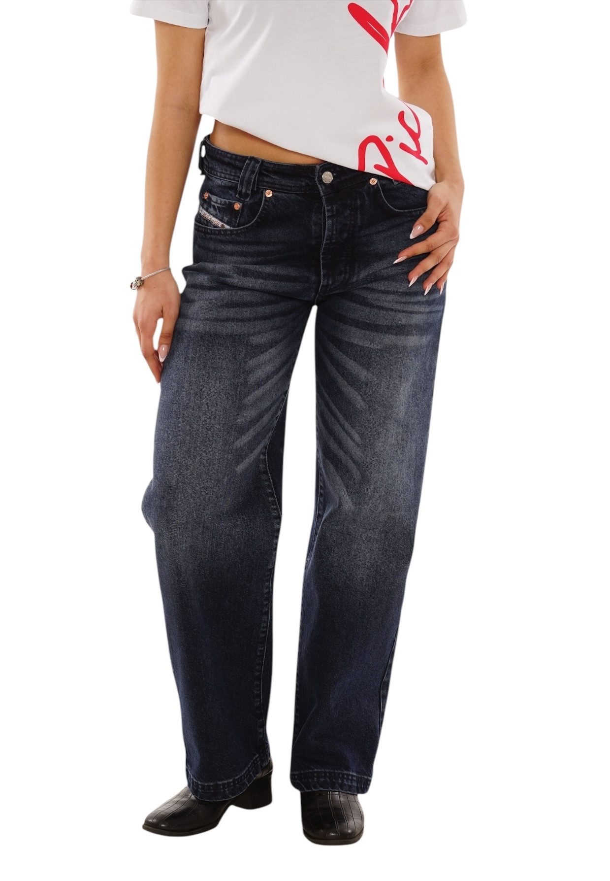 PICALDI Джинсы Relax-fit-Jeans Zicco 474 Tansanit W (1-tlg) Baggy Джинсы