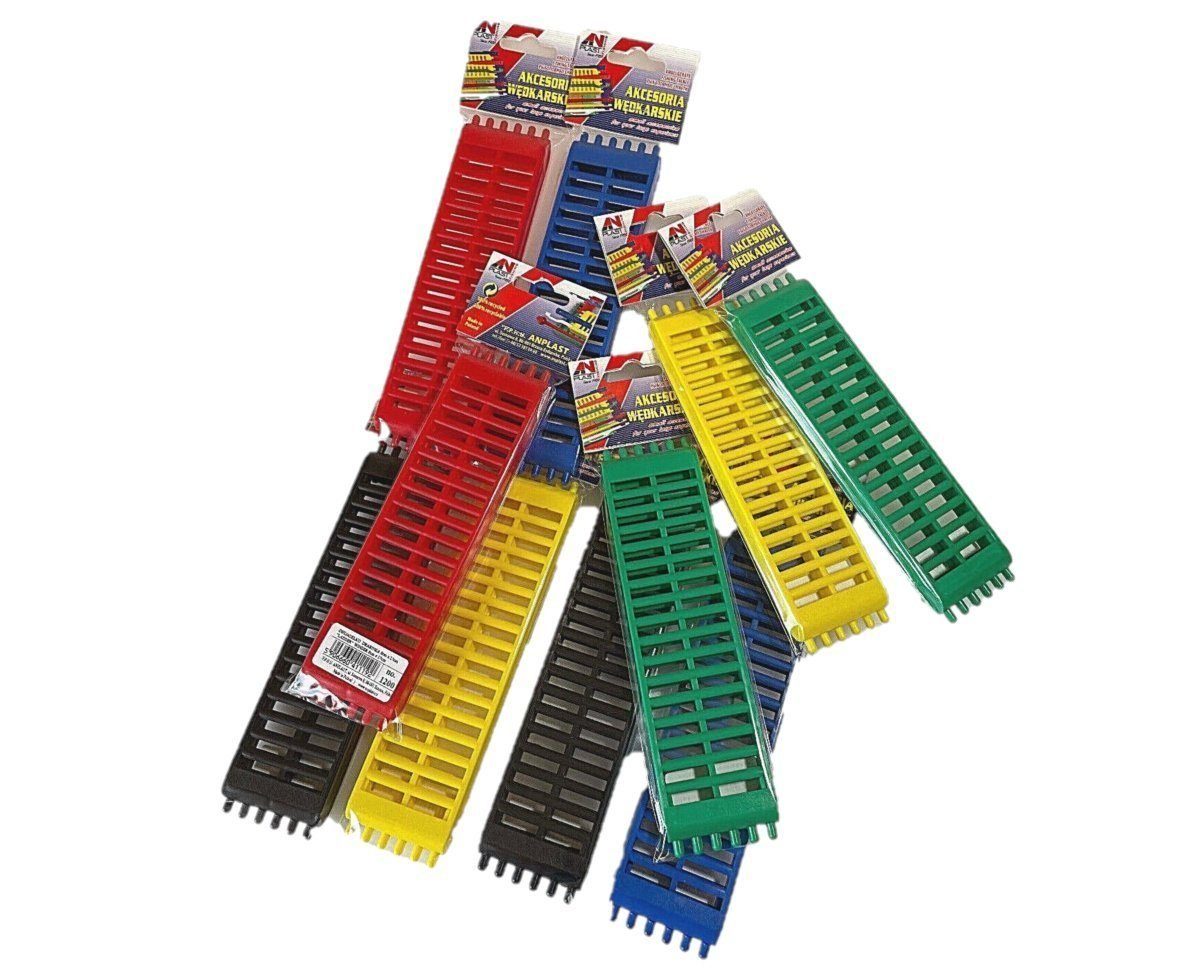 Anplast Vorfachschnur 10er SET Leiter Aufwickler 5x17/8x17cm Vorfächer Montagen Winder, (Spar Set, 10-St), Material: Kunststoff