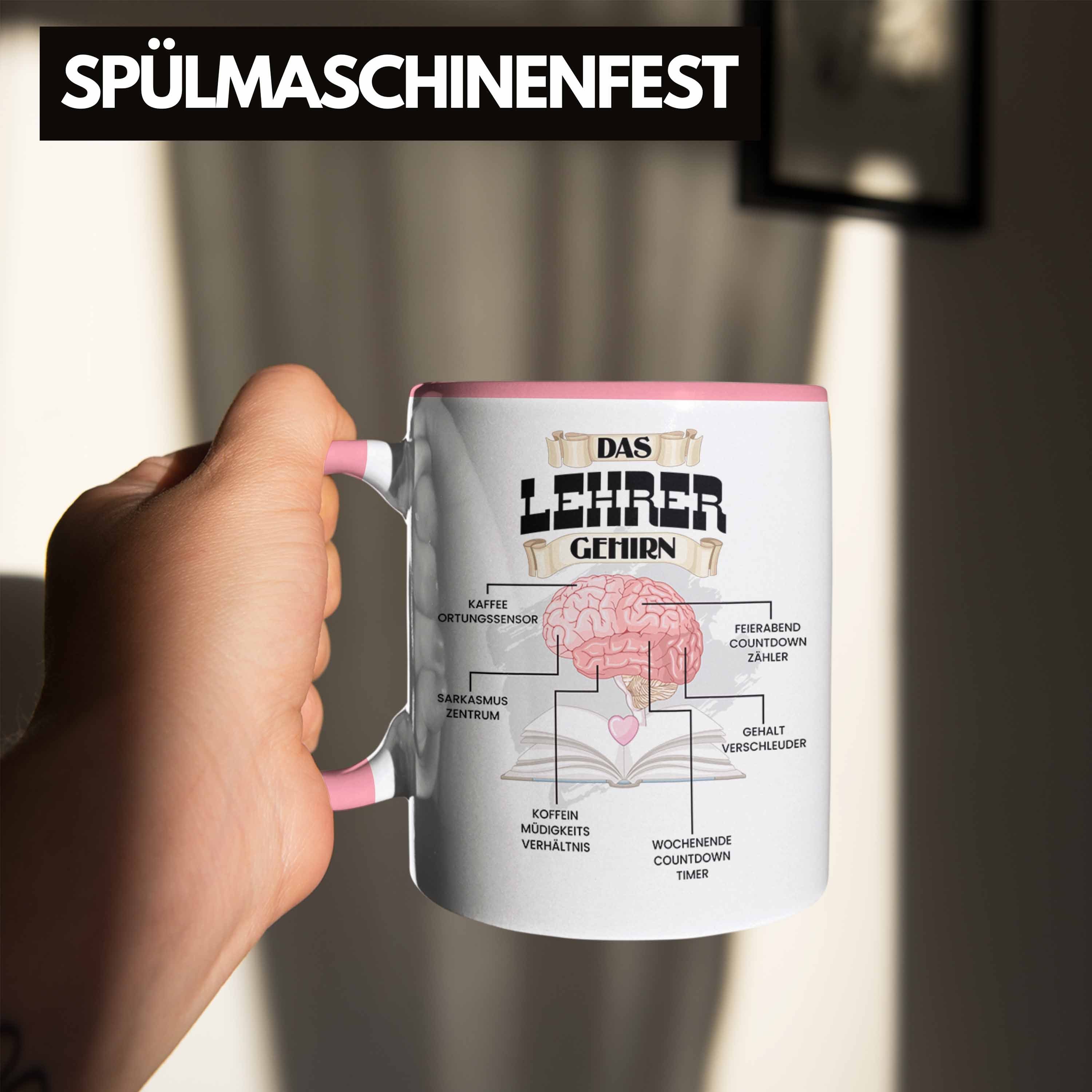 Lustiges Trendation Lehrer B Rosa Bester - Trendation Spruch Tasse Geschenk Tasse Lehrer für